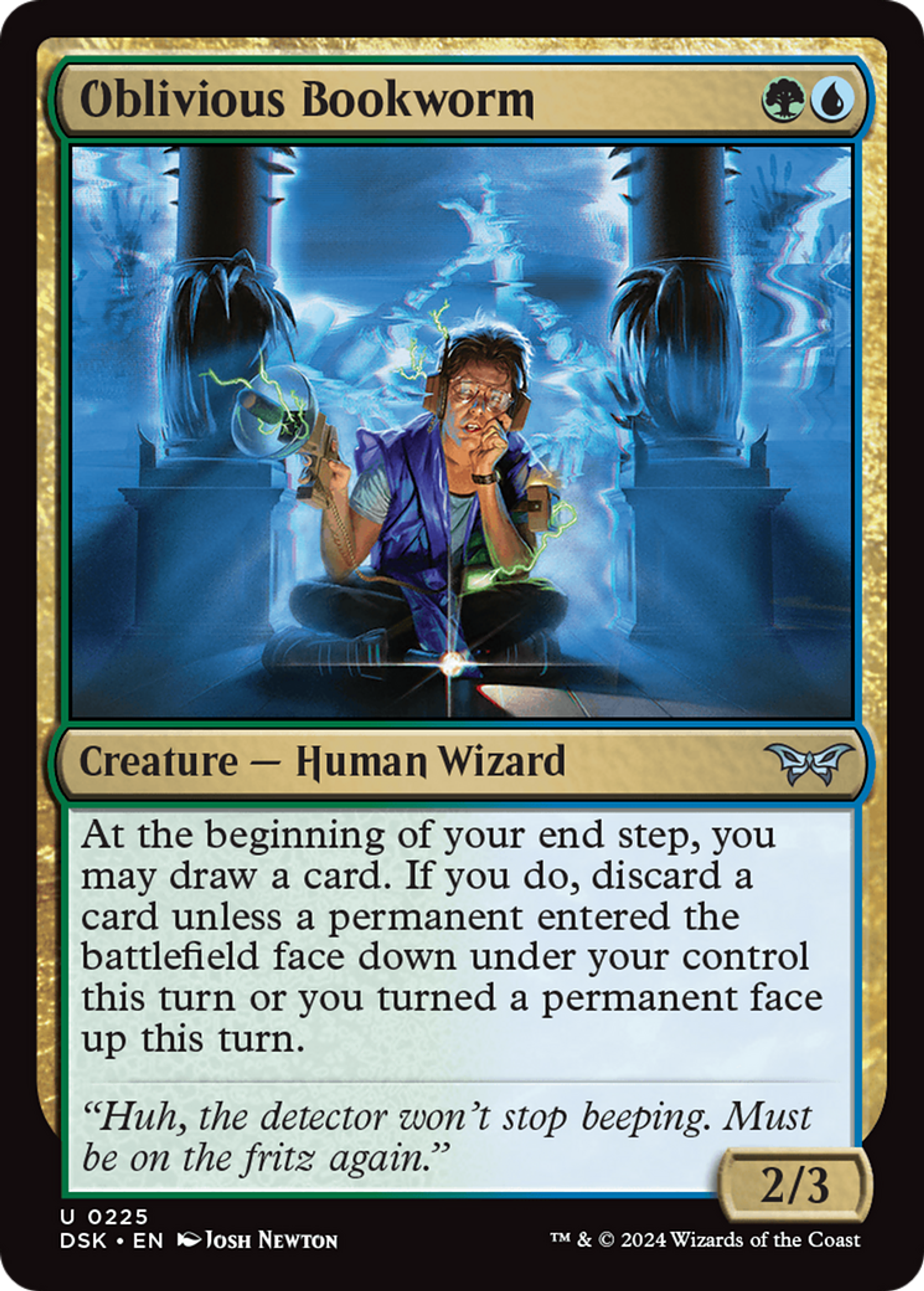 Rat de bibliothèque insouciant — Duskmourn: House of Horror — Magic: The Gathering