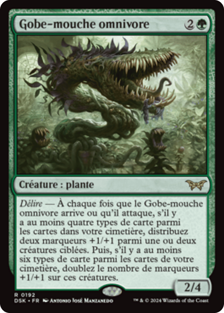 Gobe-mouche omnivore — Duskmourn: House of Horror — Magic: The Gathering