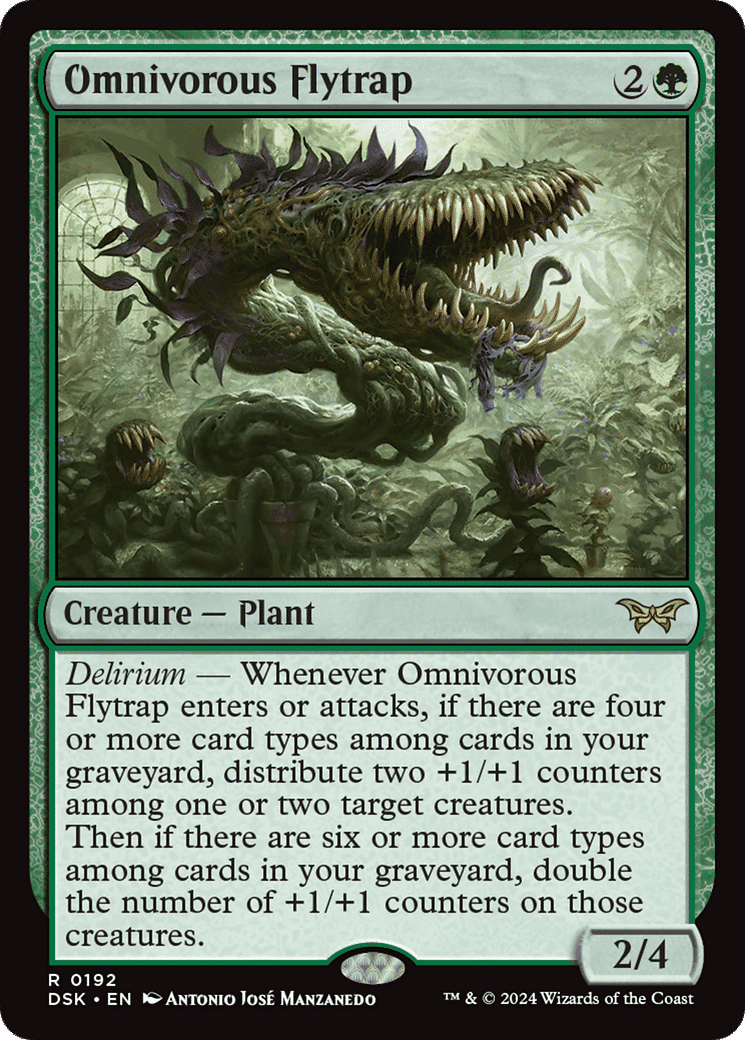 Omnivorous Flytrap — Duskmourn: House of Horror — Magic: The Gathering