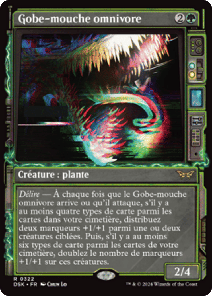 Gobe-mouche omnivore — Duskmourn: House of Horror — Magic: The Gathering