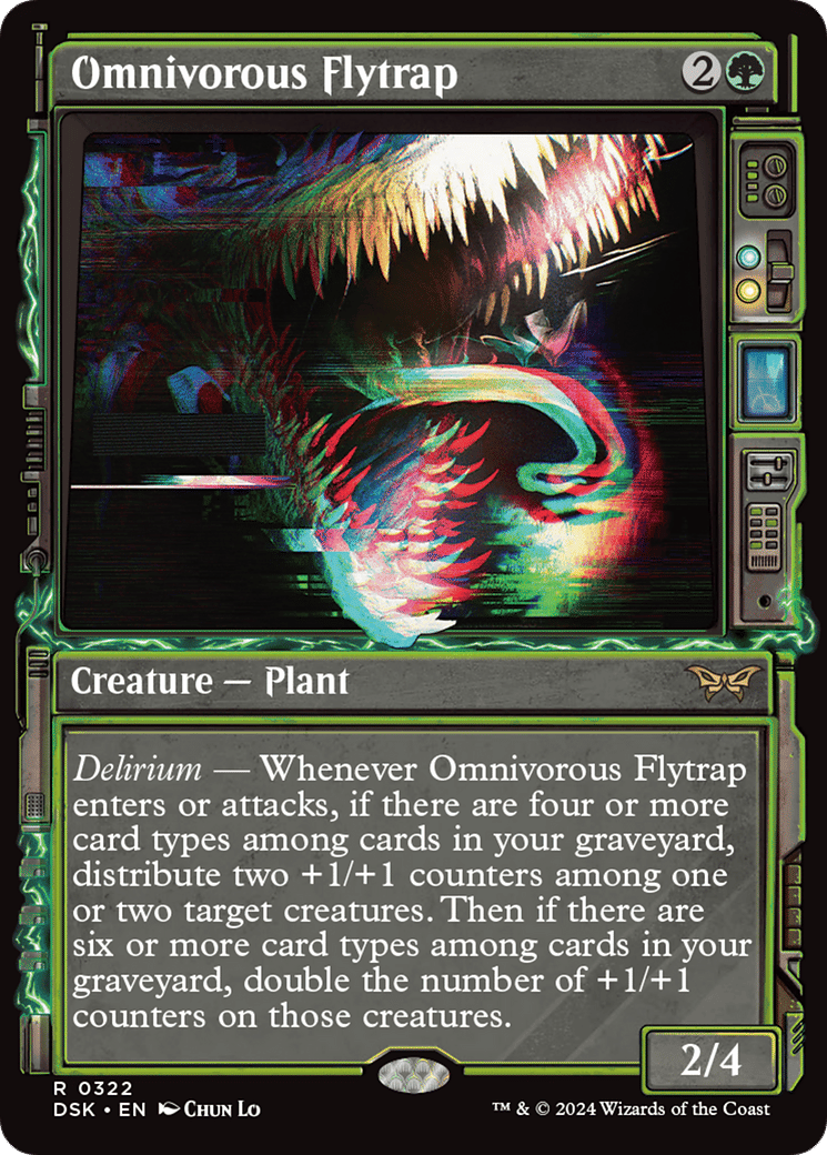 Omnivorous Flytrap — Duskmourn: House of Horror — Magic: The Gathering