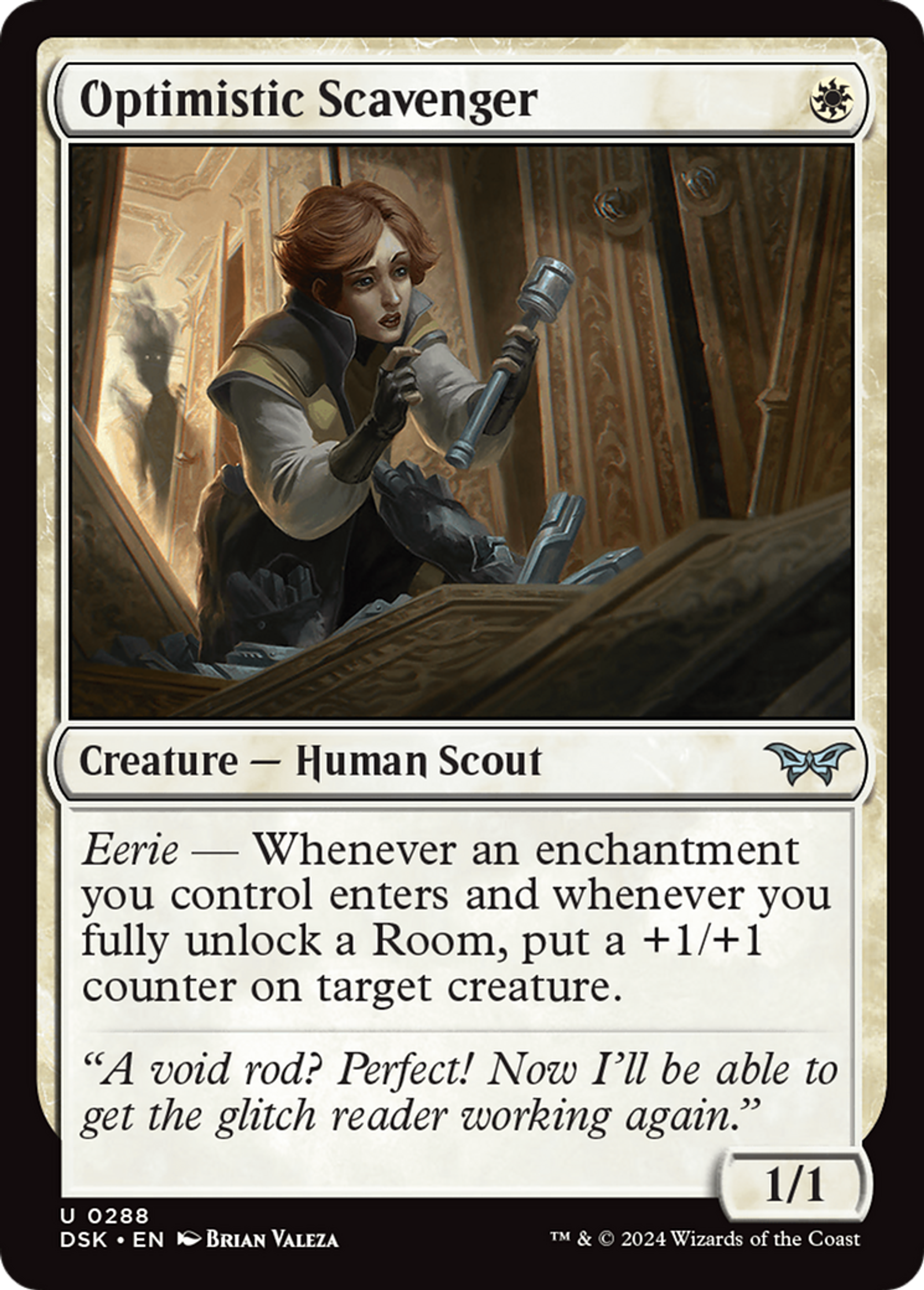 Optimistic Scavenger — Duskmourn: House of Horror — Magic: The Gathering