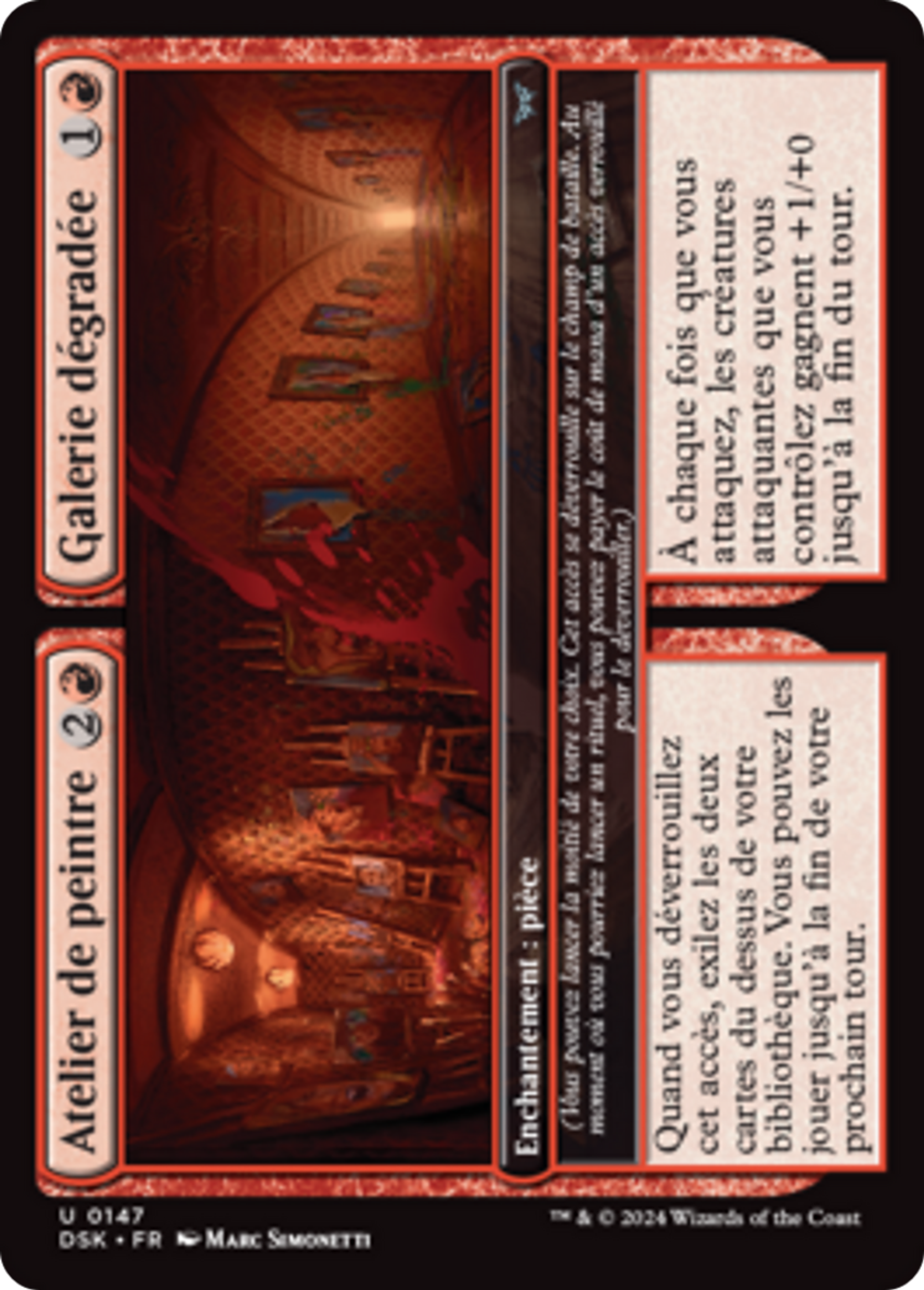 Atelier de peintre // Galerie dégradée — Duskmourn: House of Horror — Magic: The Gathering