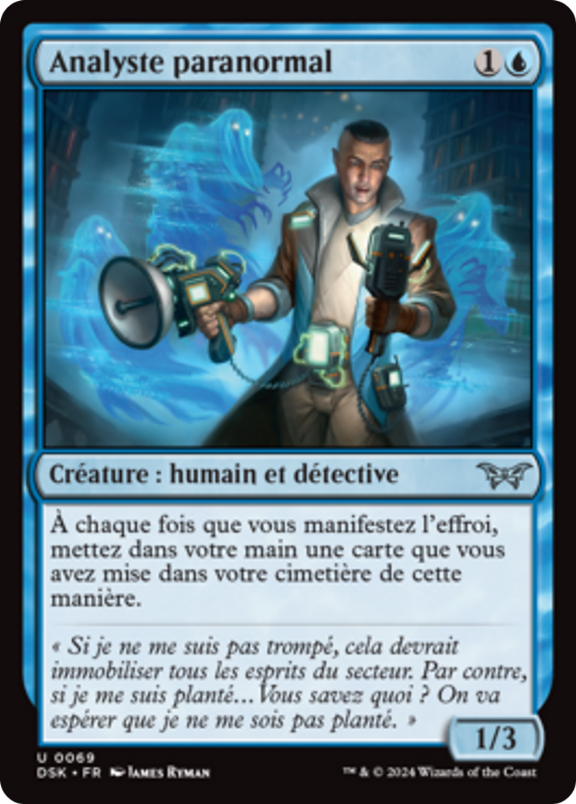 Analyste paranormal — Duskmourn: House of Horror — Magic: The Gathering