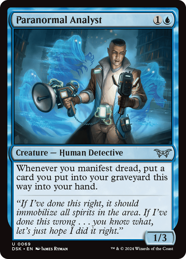 Paranormal Analyst — Duskmourn: House of Horror — Magic: The Gathering