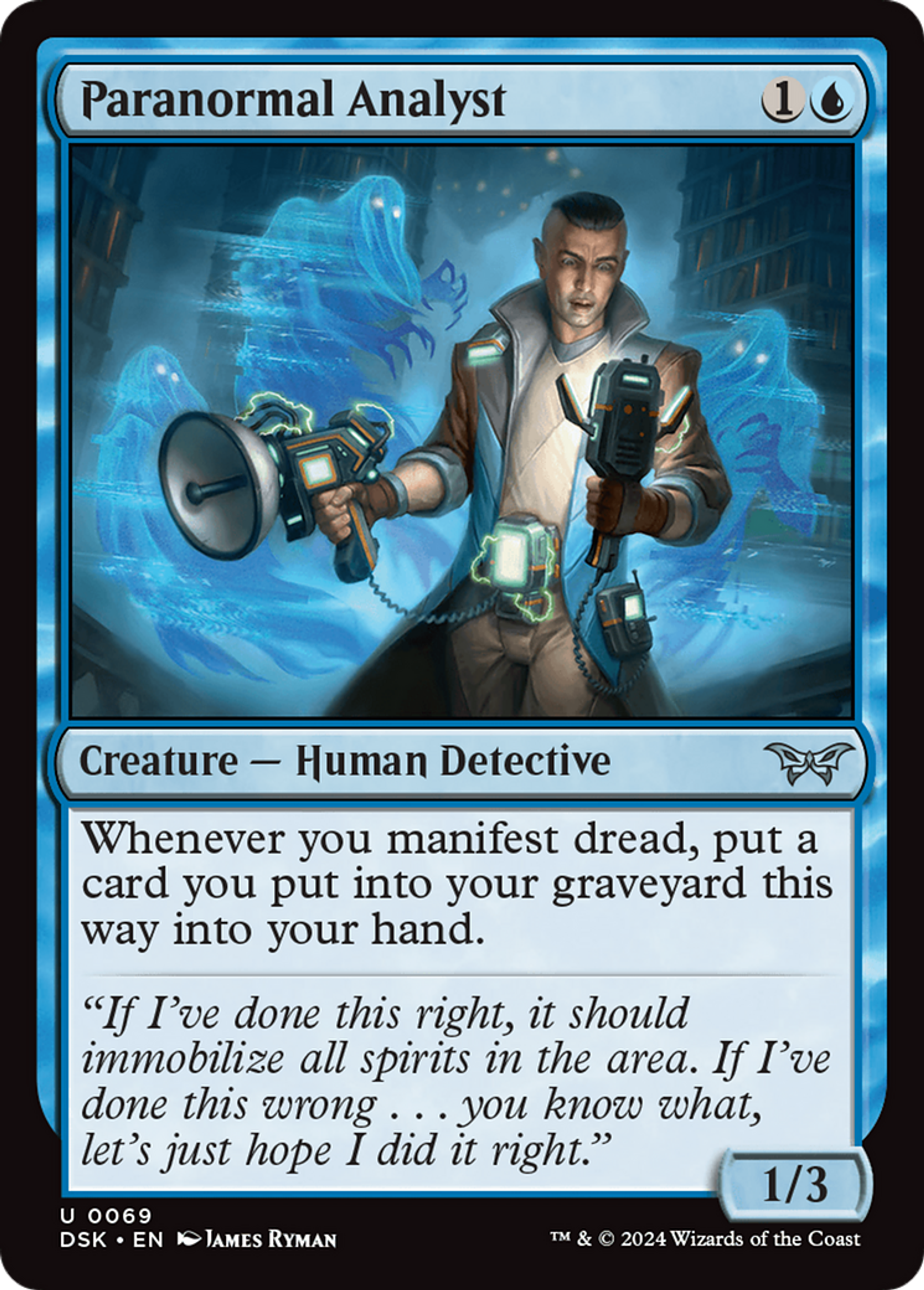 Analyste paranormal — Duskmourn: House of Horror — Magic: The Gathering