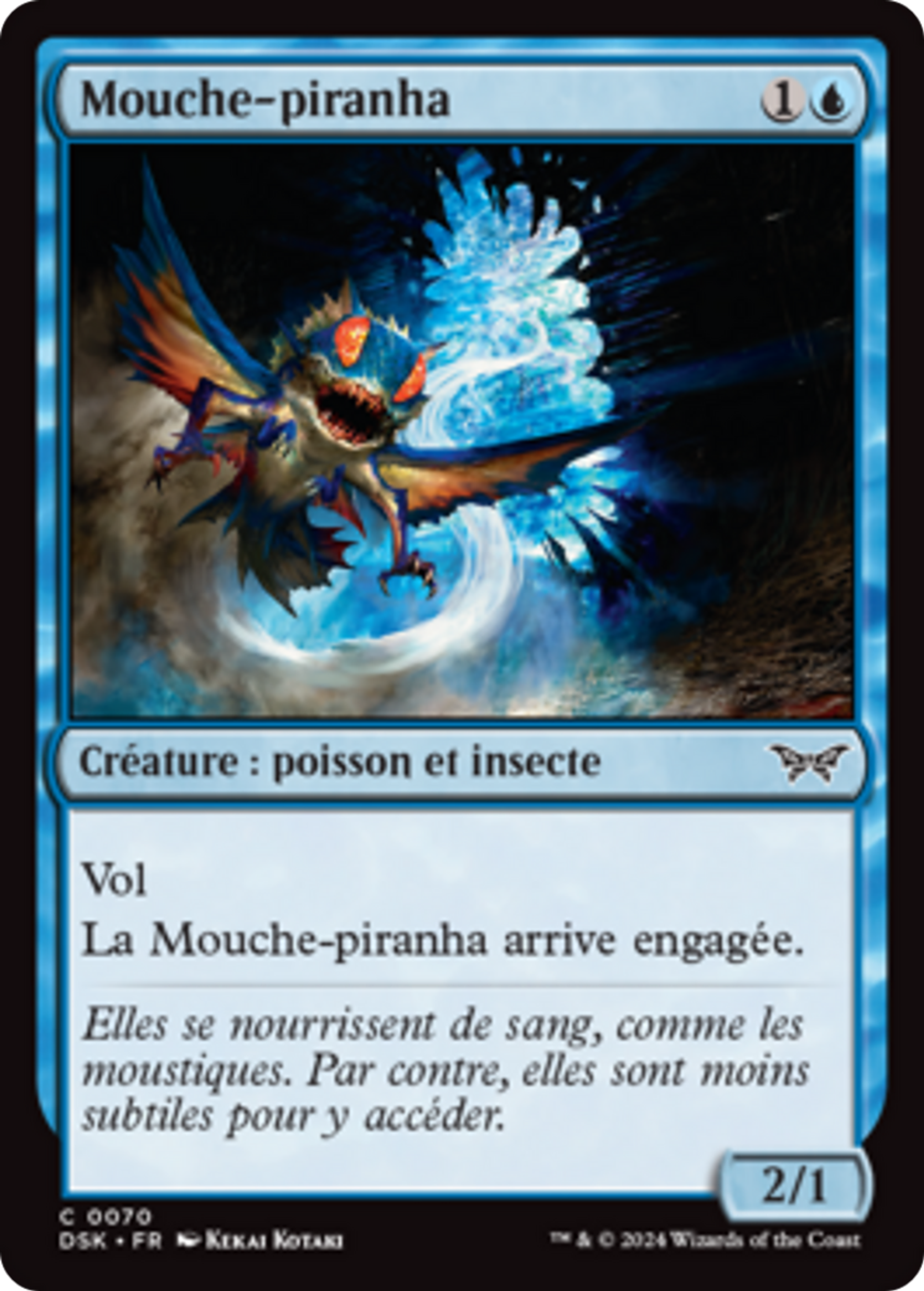 Mouche-piranha — Duskmourn: House of Horror — Magic: The Gathering