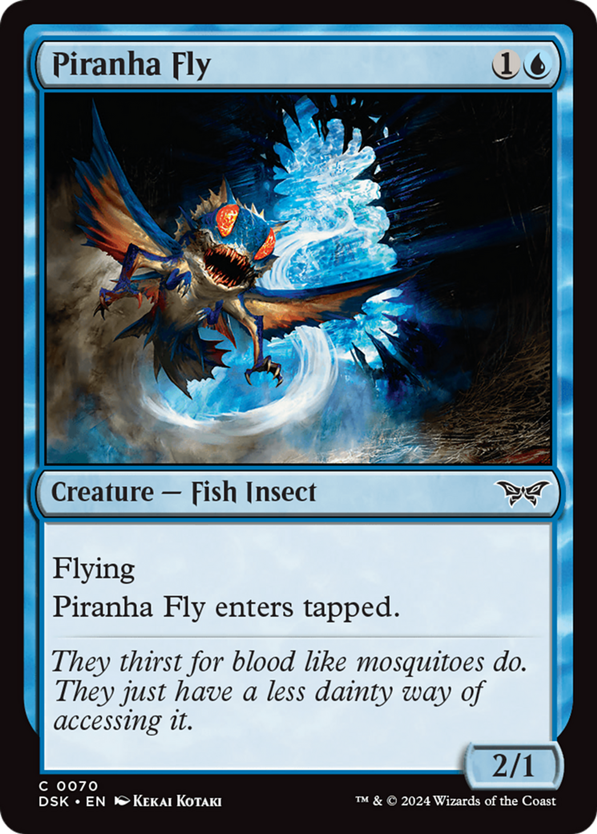 Piranha Fly — Duskmourn: House of Horror — Magic: The Gathering