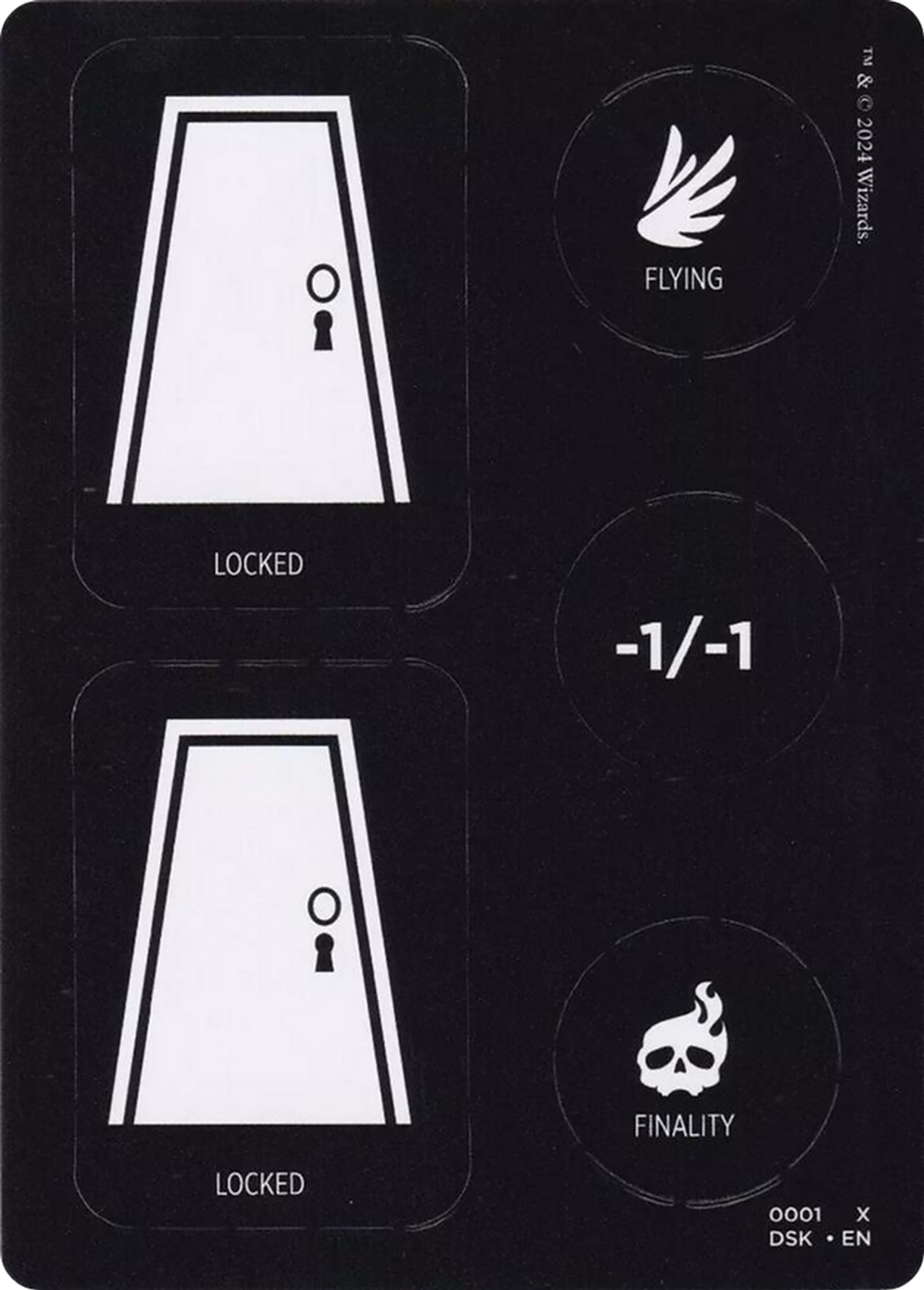 Punchcard — Duskmourn: House of Horror — Magic: The Gathering