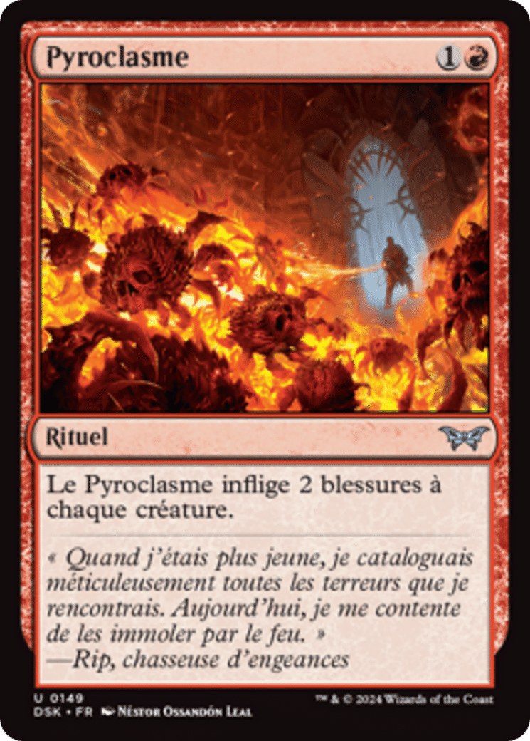 Pyroclasme — Duskmourn: House of Horror — Magic: The Gathering