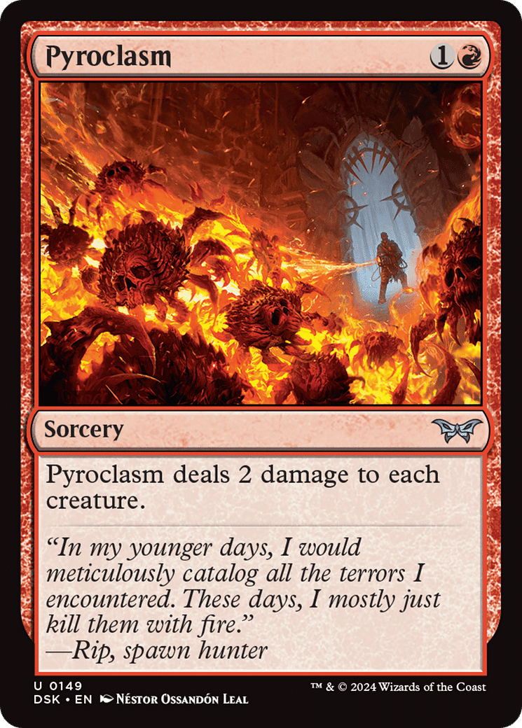 Pyroclasm — Duskmourn: House of Horror — Magic: The Gathering