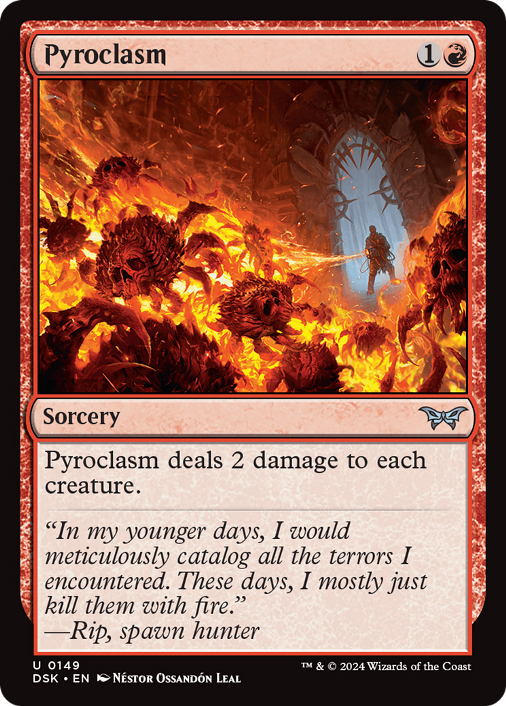 Pyroclasme — Duskmourn: House of Horror — Magic: The Gathering