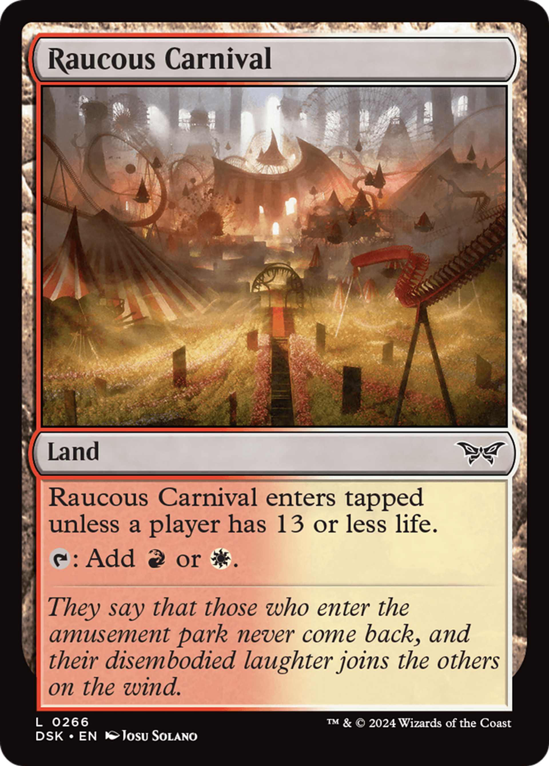 Raucous Carnival — Duskmourn: House of Horror — Magic: The Gathering