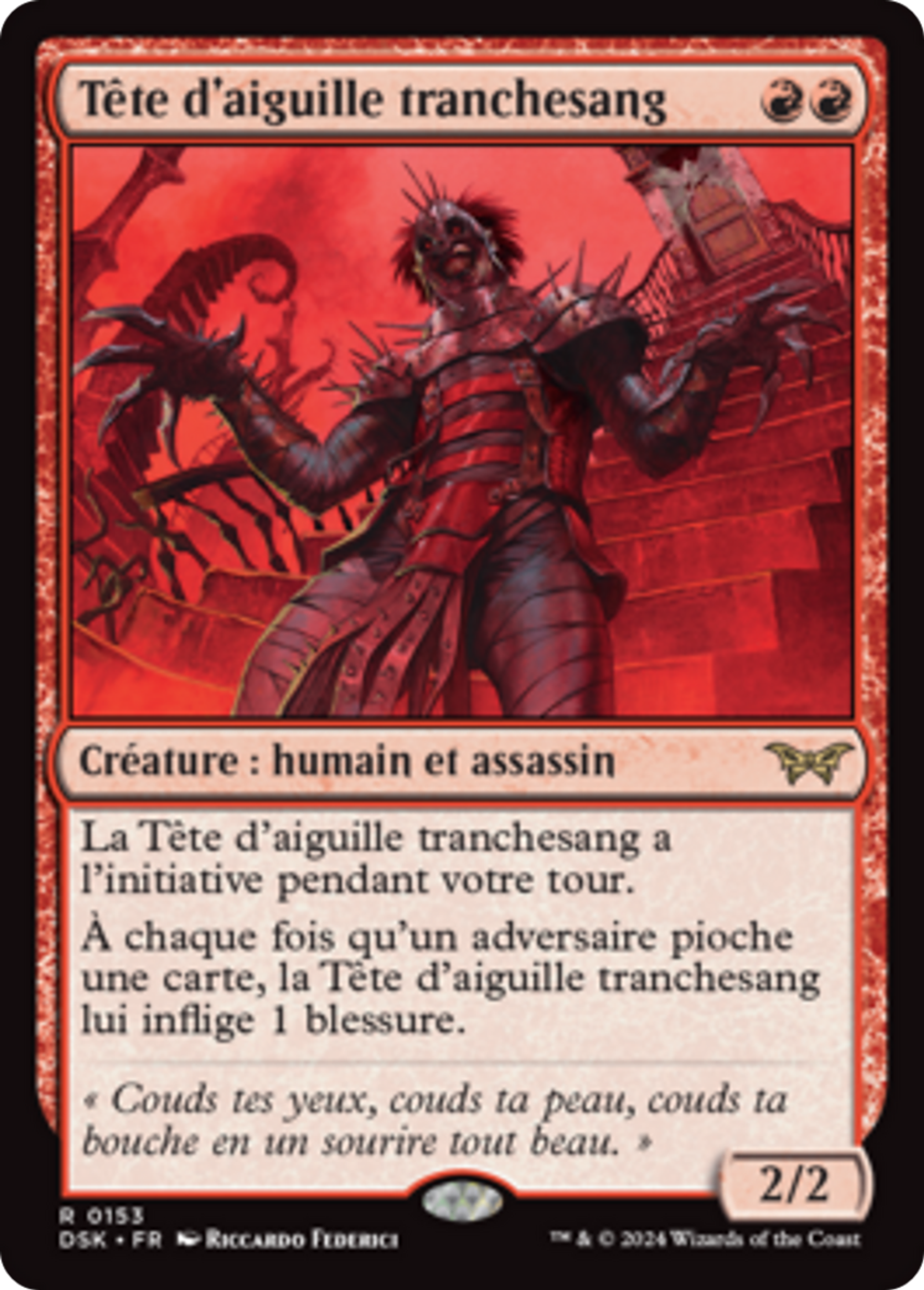 Tête d'aiguille tranchesang — Duskmourn: House of Horror — Magic: The Gathering