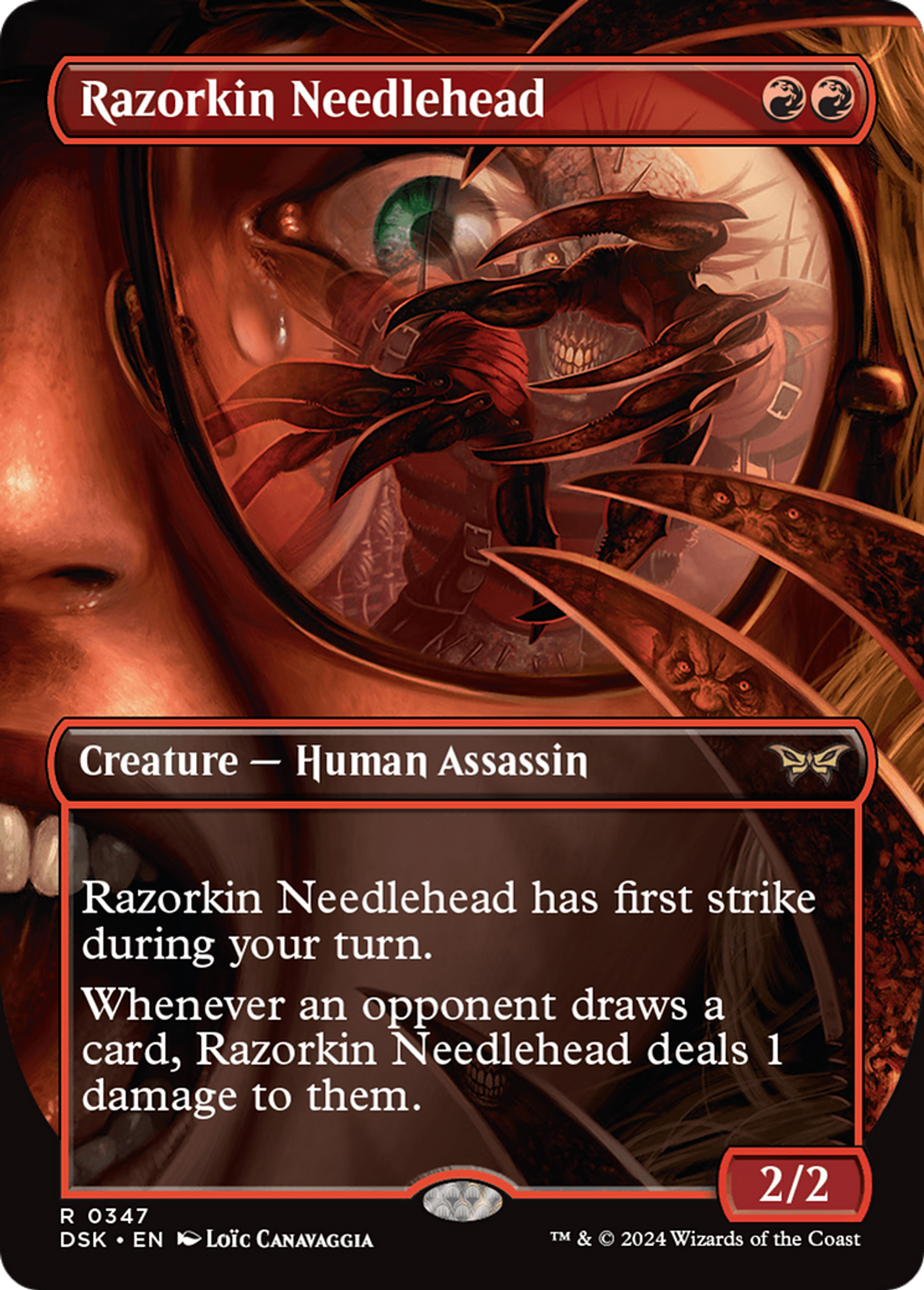 Tête d'aiguille tranchesang — Duskmourn: House of Horror — Magic: The Gathering