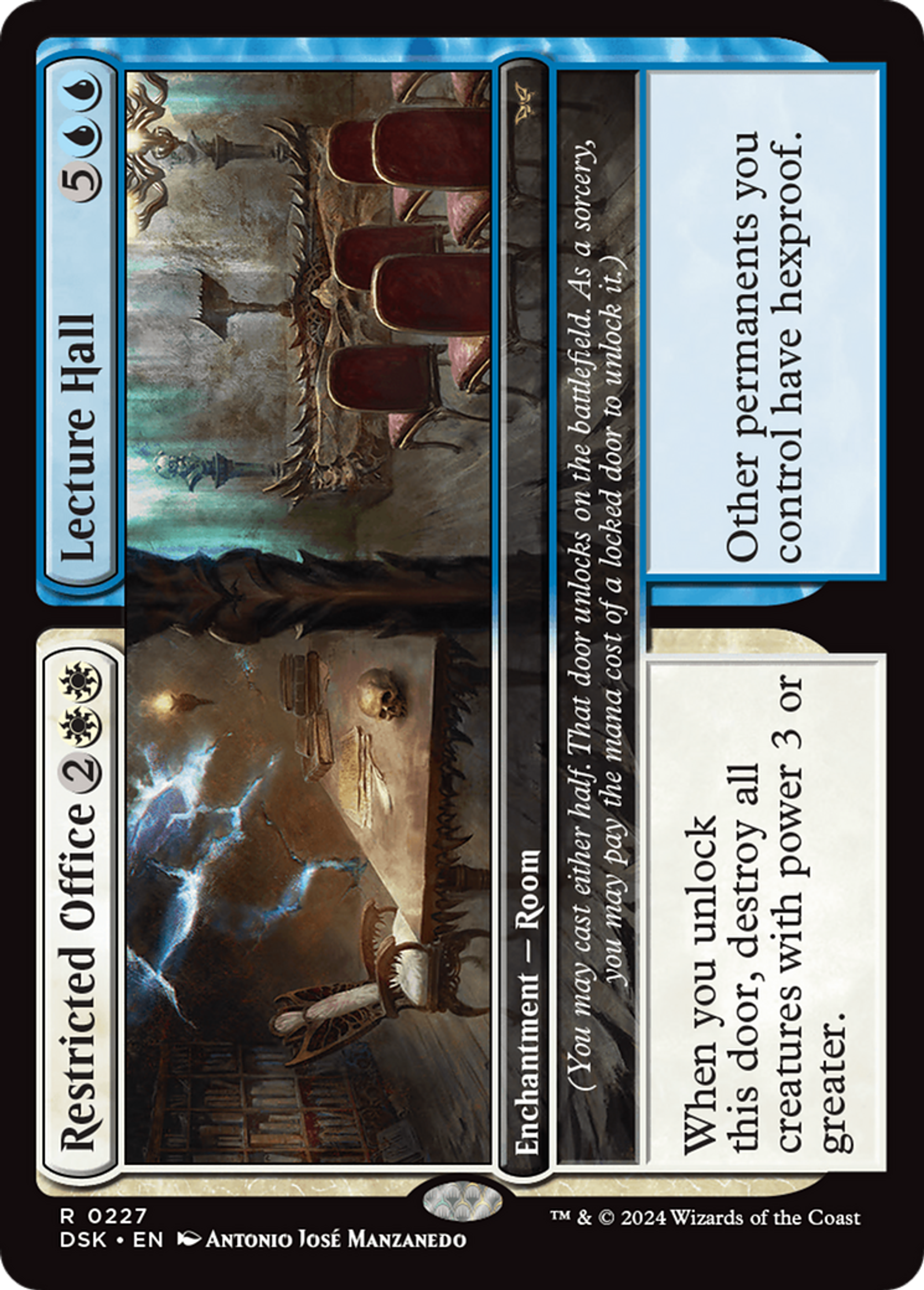 Restricted Office // Lecture Hall — Duskmourn: House of Horror — Magic: The Gathering