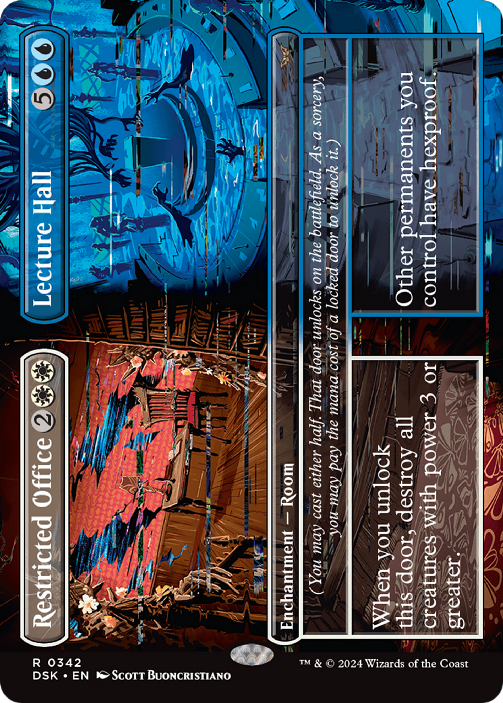 Bureau privé // Salle de conférence — Duskmourn: House of Horror — Magic: The Gathering
