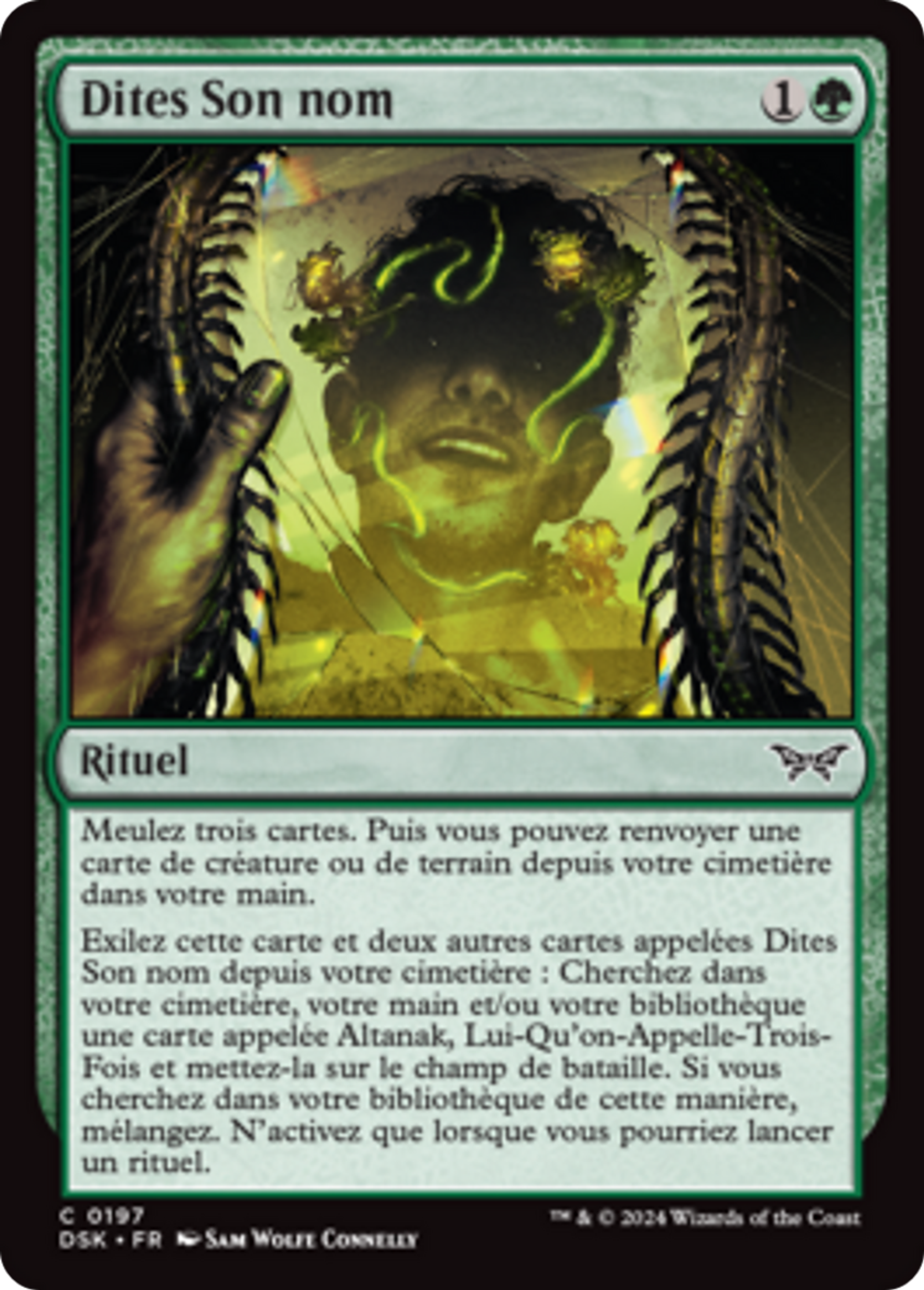 Dites Son nom — Duskmourn: House of Horror — Magic: The Gathering
