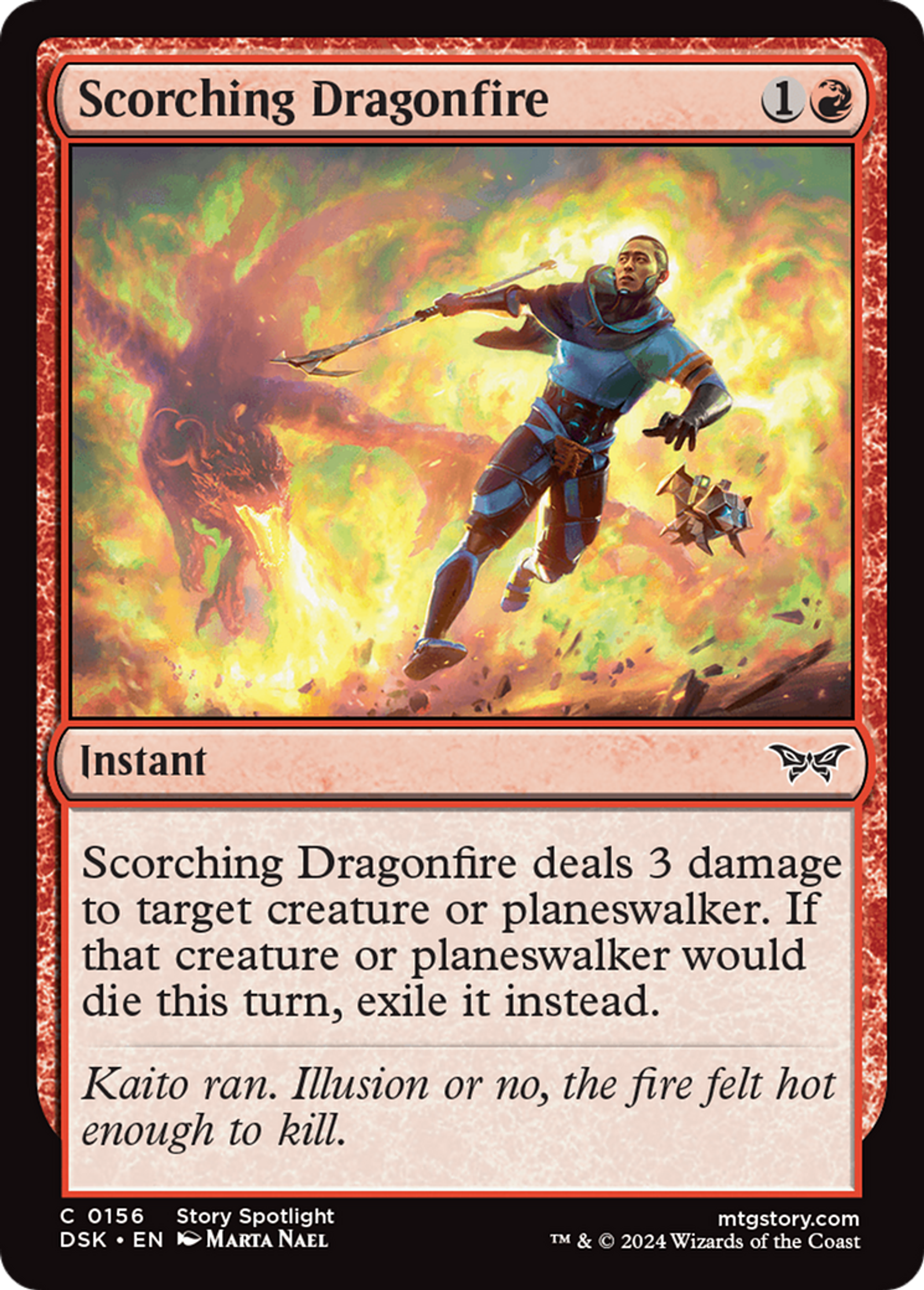Scorching Dragonfire — Duskmourn: House of Horror — Magic: The Gathering