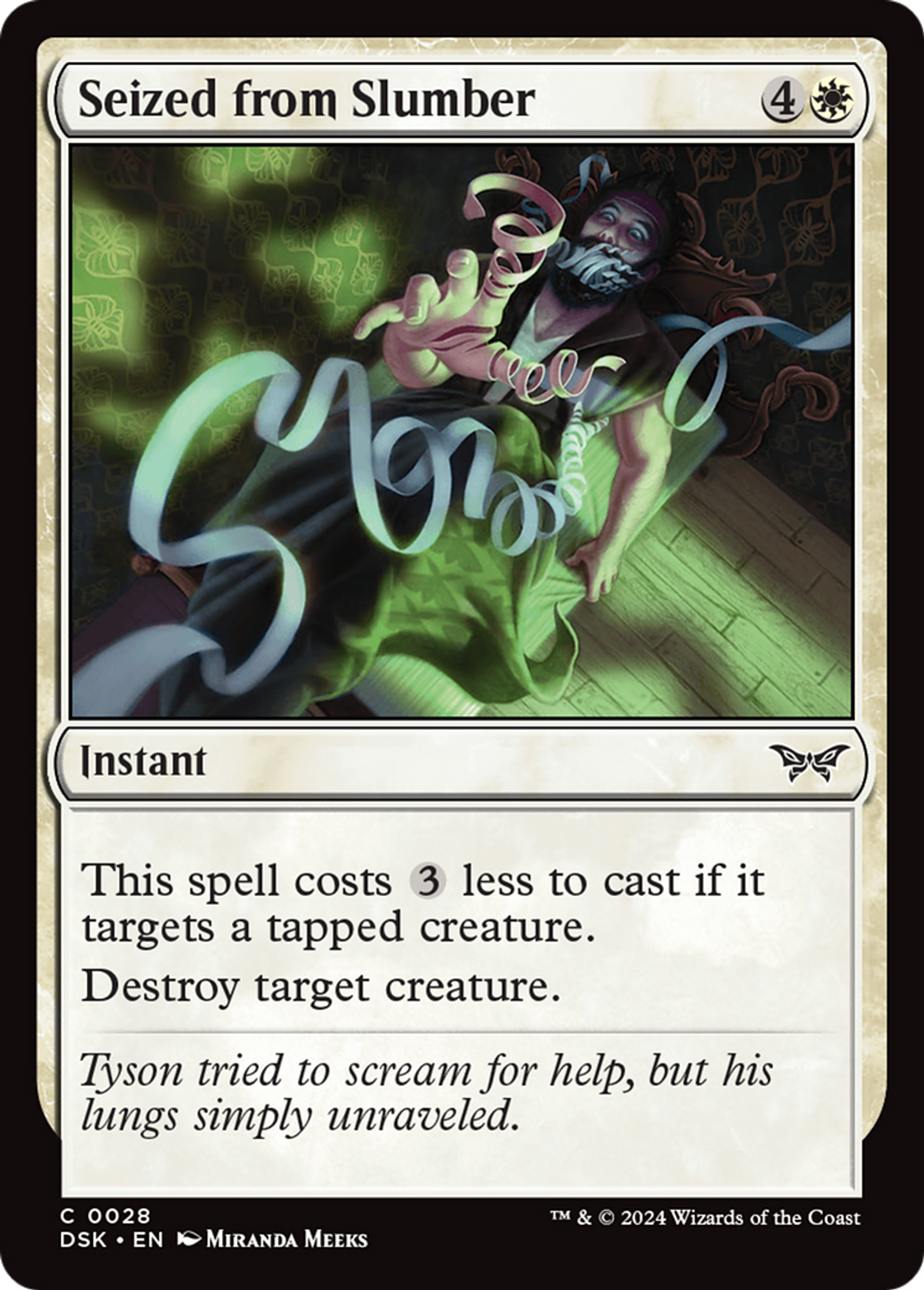 Seized from Slumber — Duskmourn: House of Horror — Magic: The Gathering