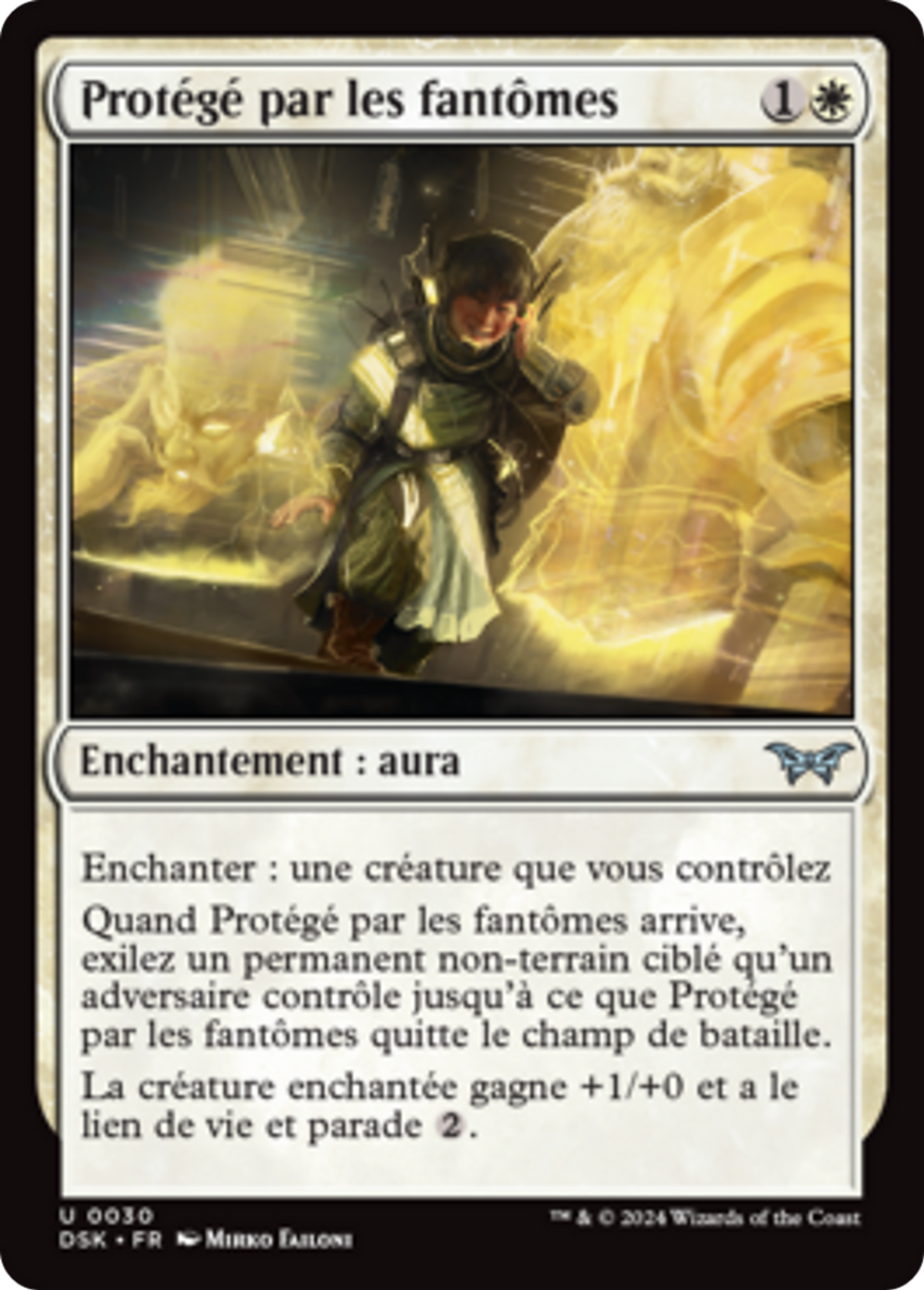 Protégé par les fantômes — Duskmourn: House of Horror — Magic: The Gathering