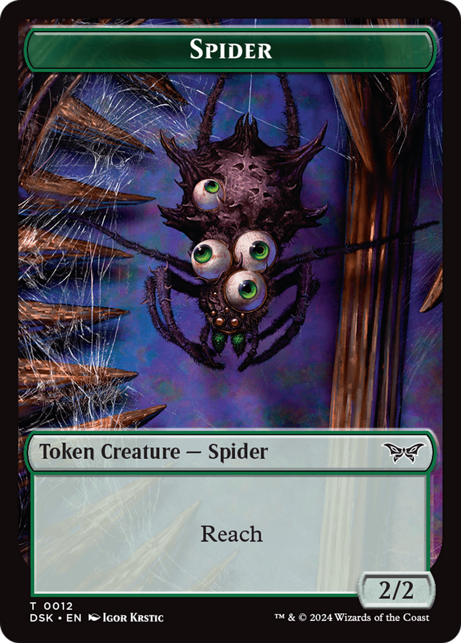 Spider — Duskmourn: House of Horror — Magic: The Gathering