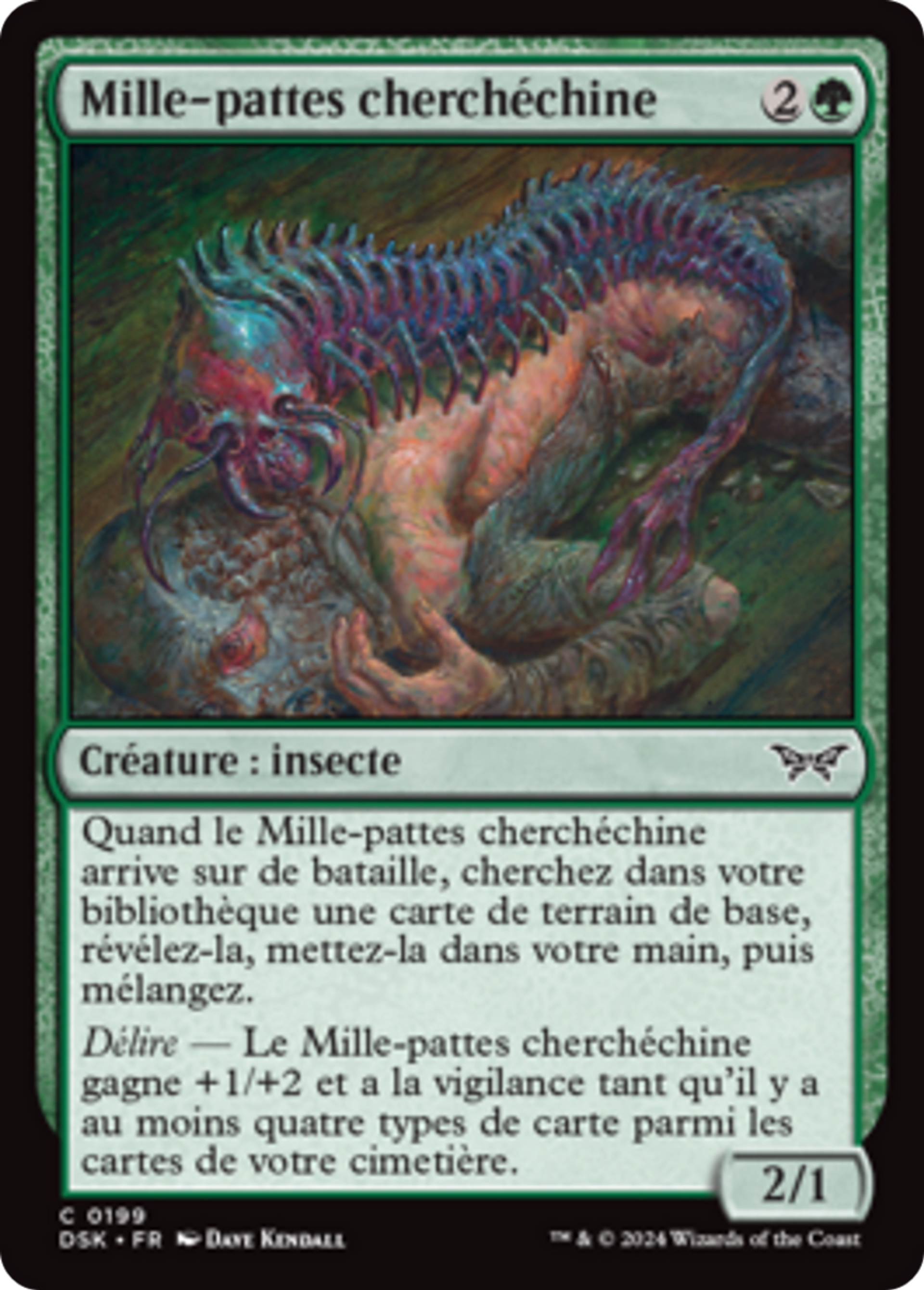 Mille-pattes cherchéchine — Duskmourn: House of Horror — Magic: The Gathering