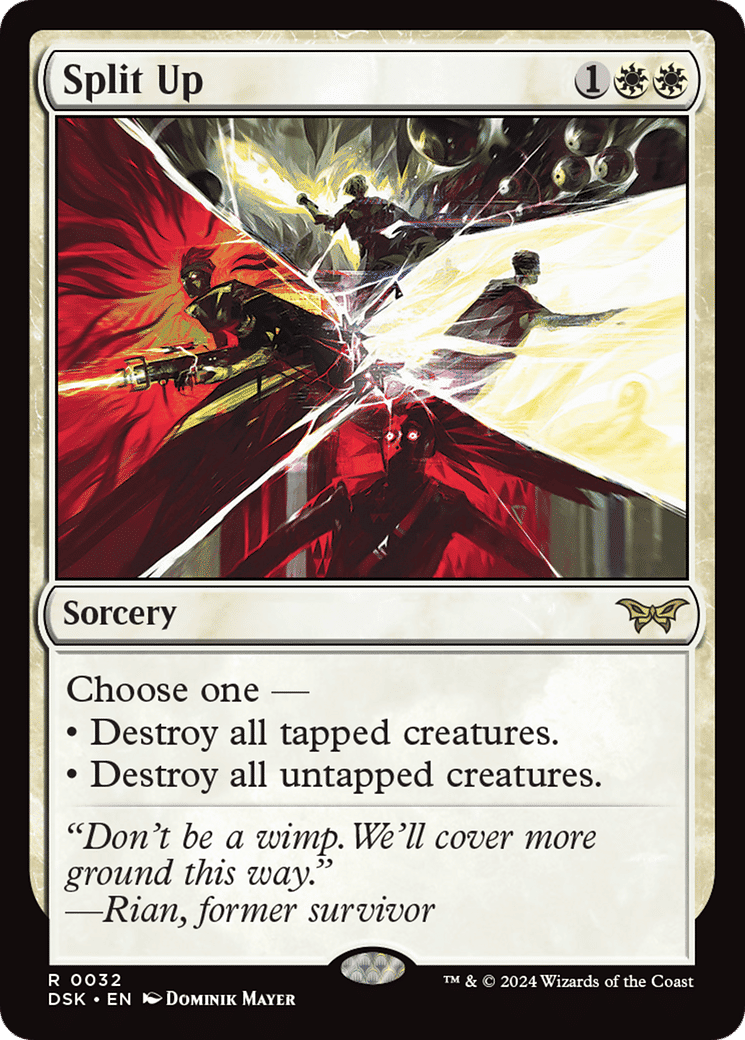 Split Up — Duskmourn: House of Horror — Magic: The Gathering