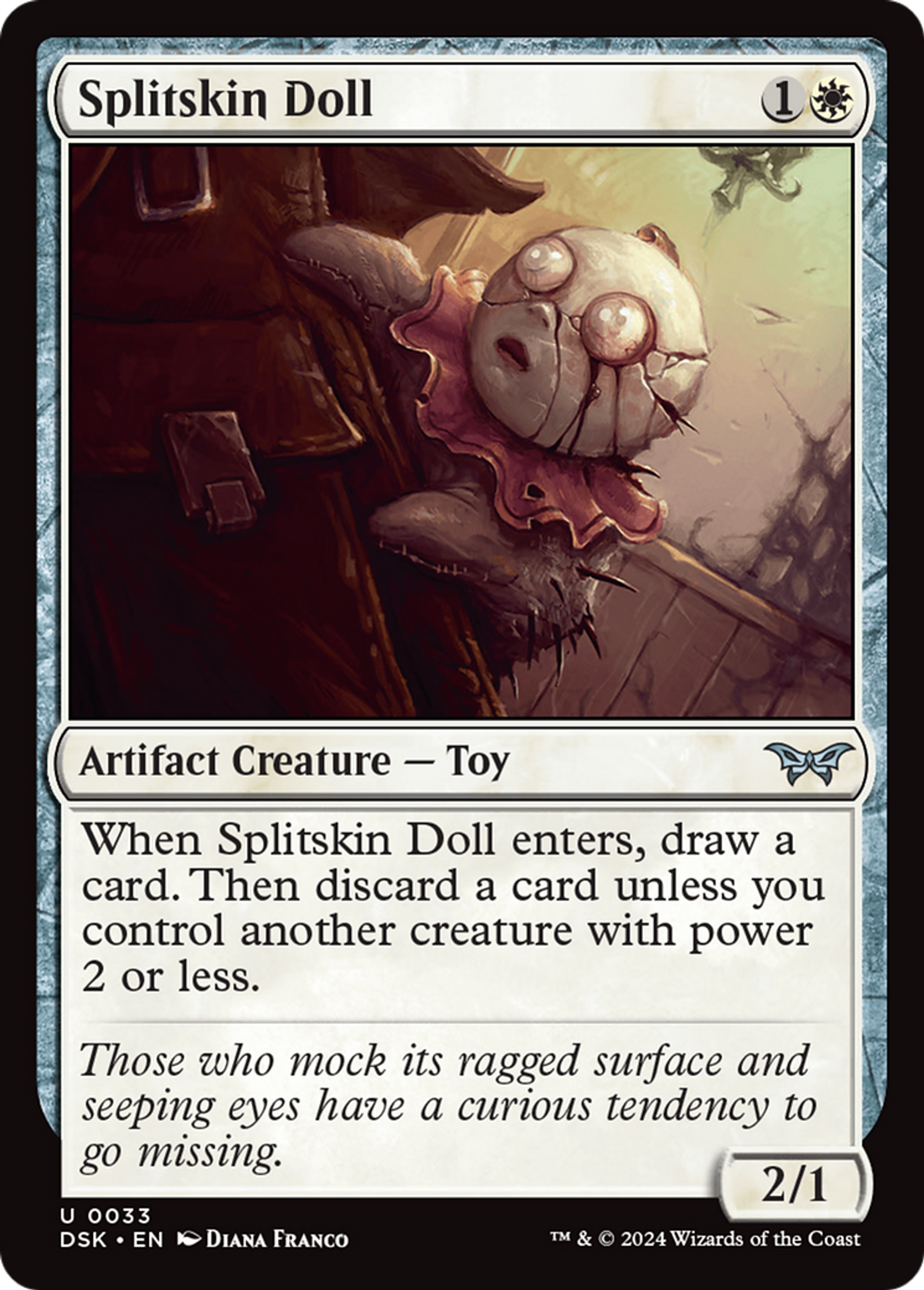 Poupée craquelée — Duskmourn: House of Horror — Magic: The Gathering