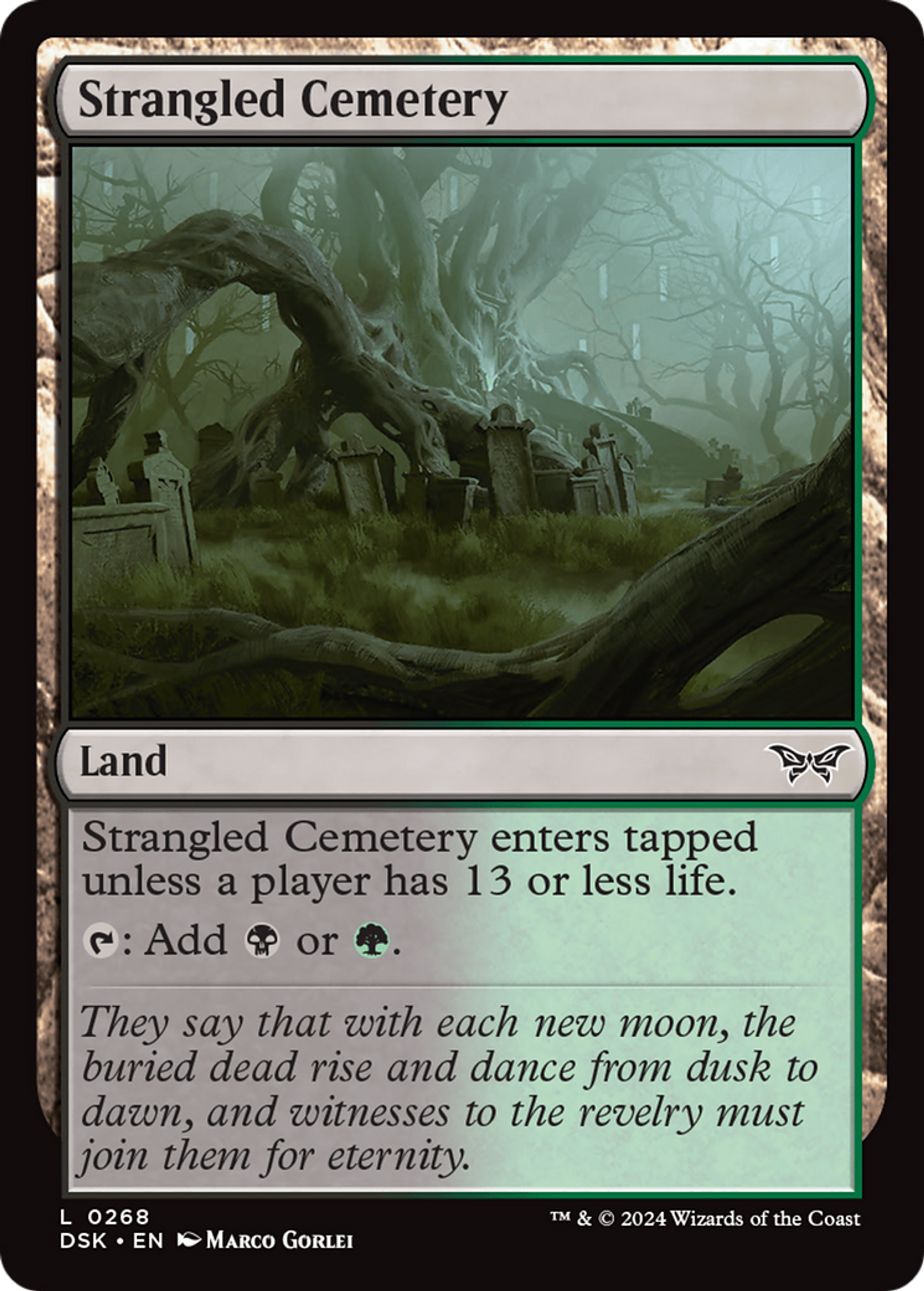 Cimetière étouffé — Duskmourn: House of Horror — Magic: The Gathering