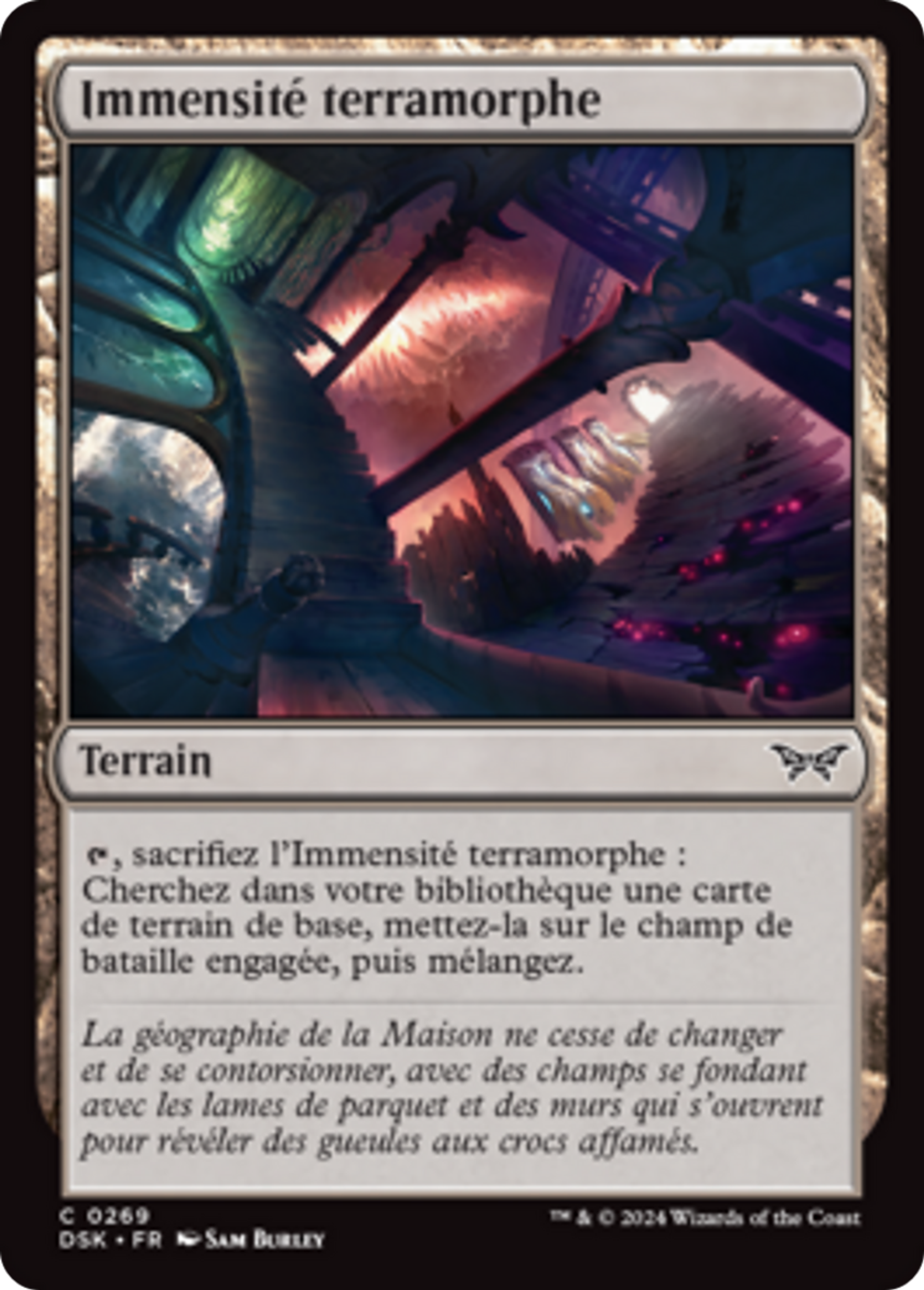 Immensité terramorphe — Duskmourn: House of Horror — Magic: The Gathering