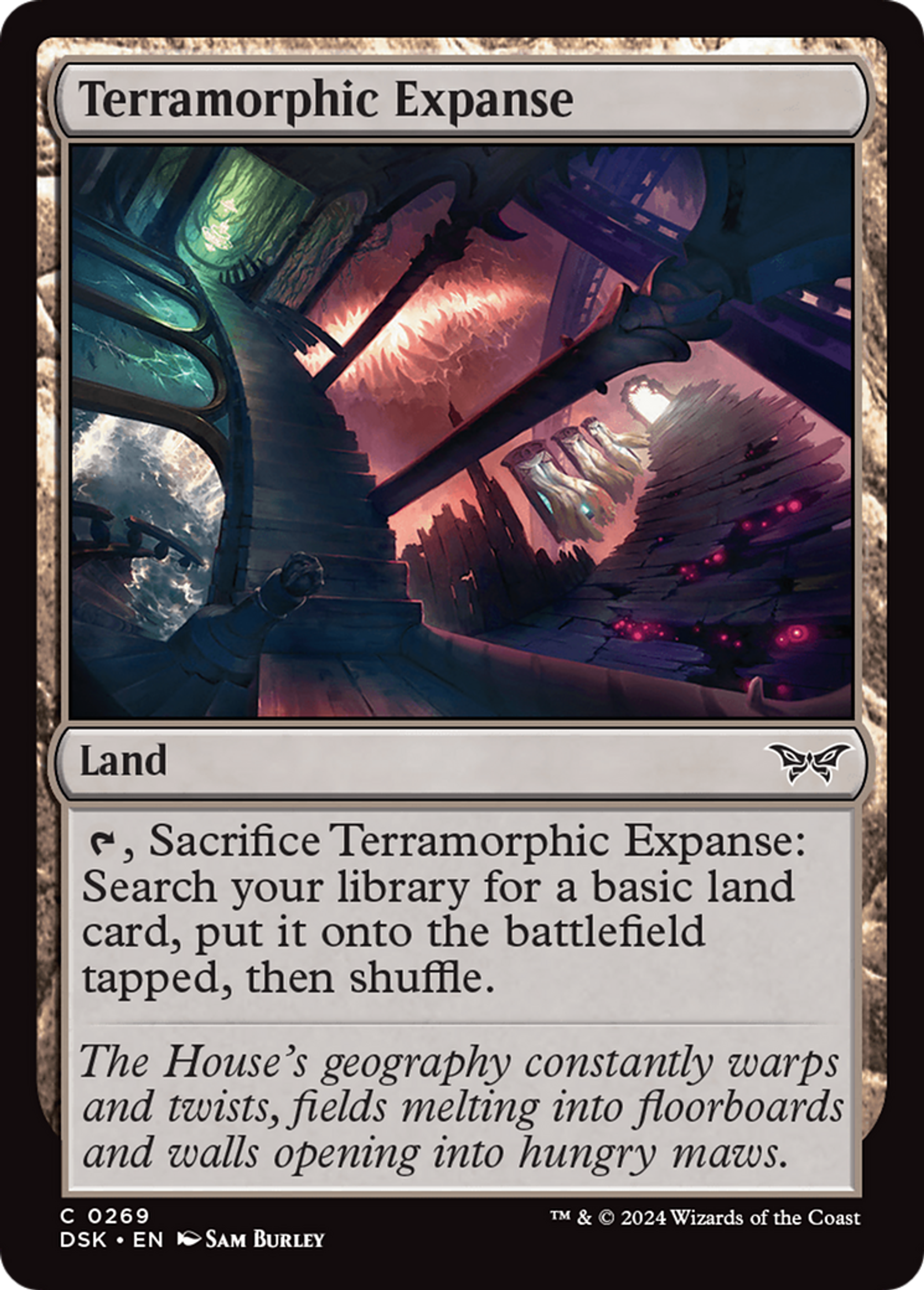 Immensité terramorphe — Duskmourn: House of Horror — Magic: The Gathering
