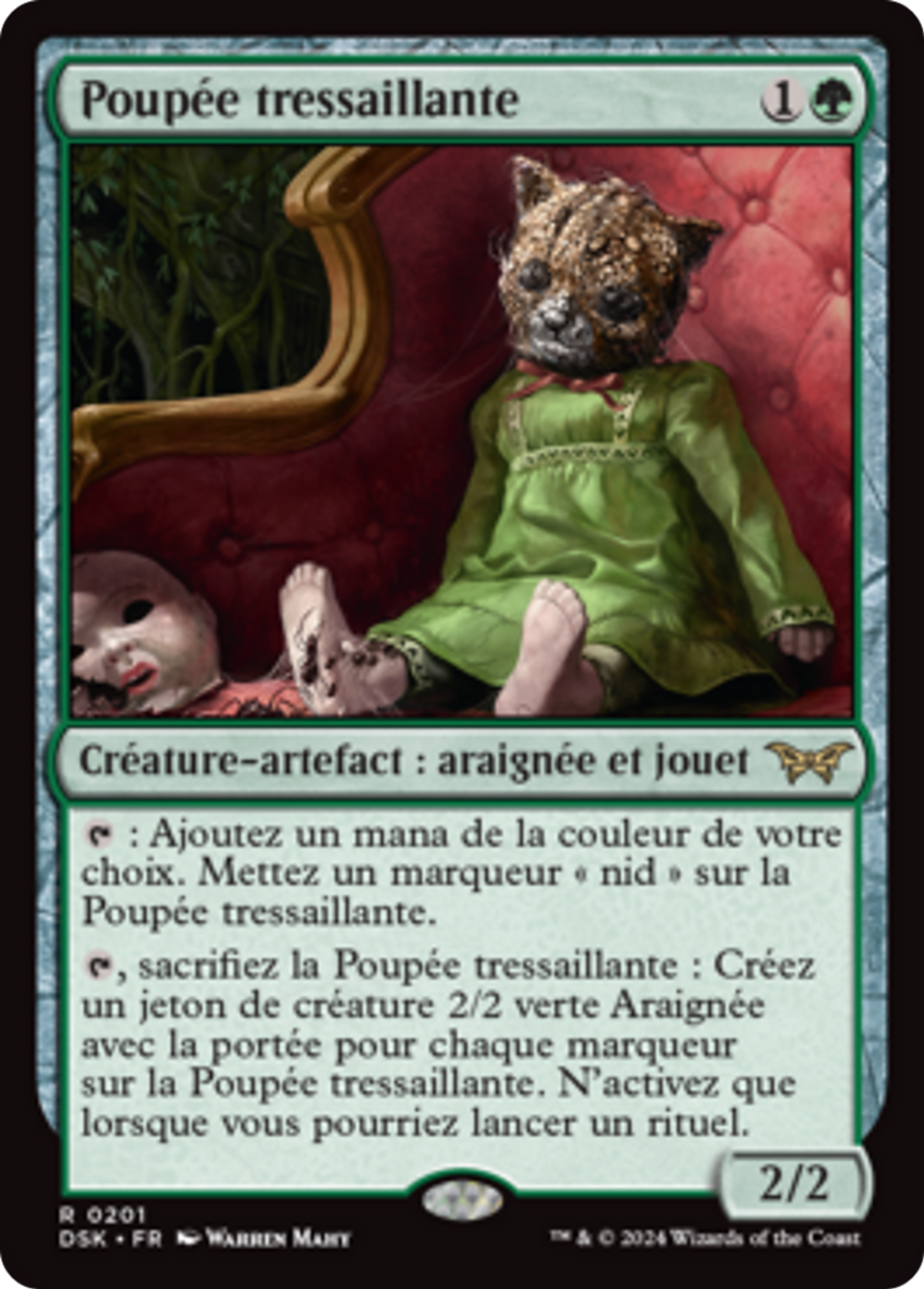 Poupée tressaillante — Duskmourn: House of Horror — Magic: The Gathering