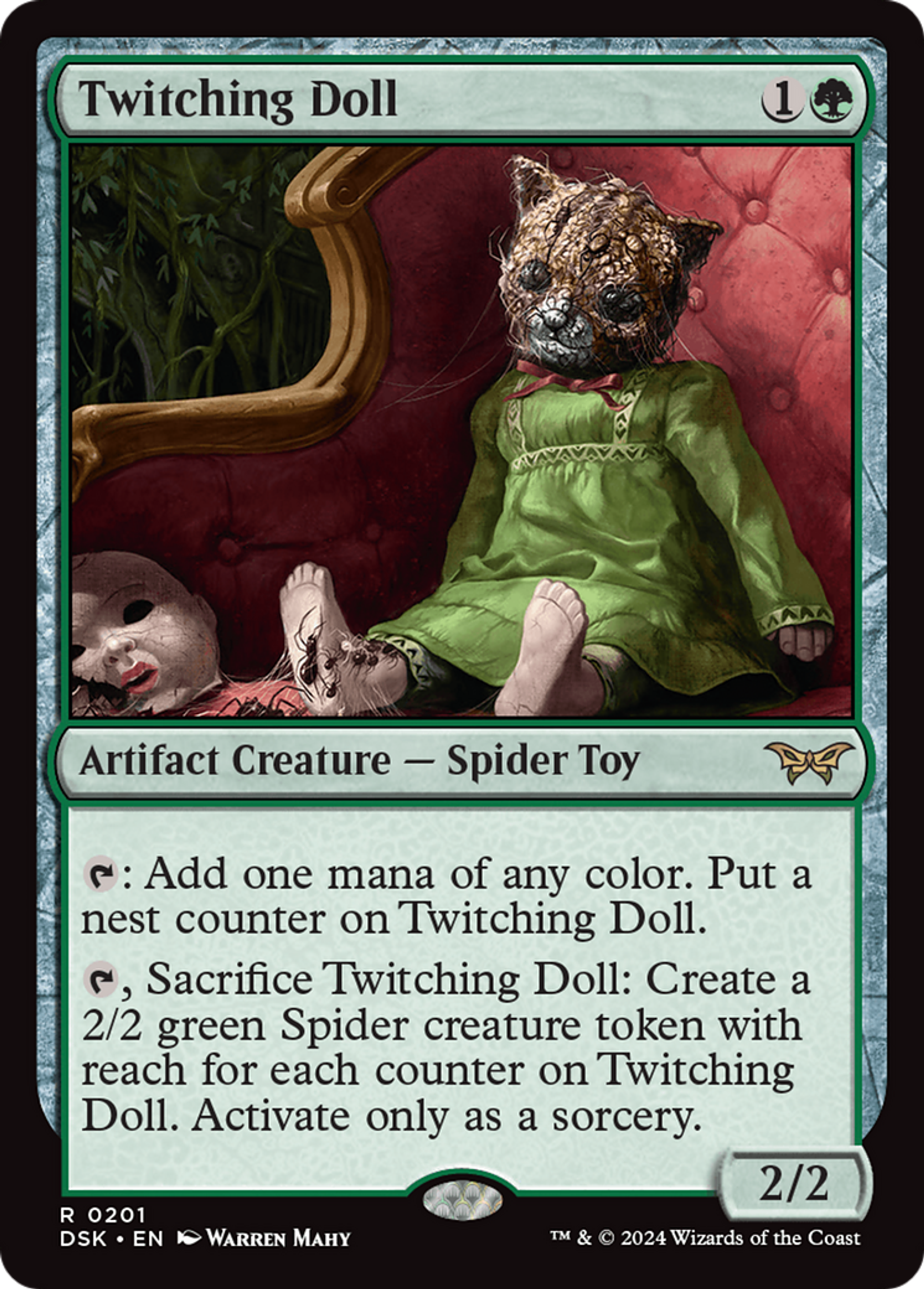 Poupée tressaillante — Duskmourn: House of Horror — Magic: The Gathering
