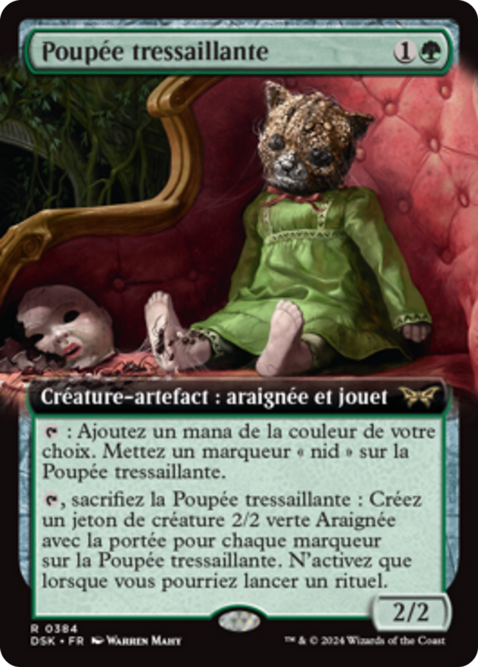 Poupée tressaillante — Duskmourn: House of Horror — Magic: The Gathering