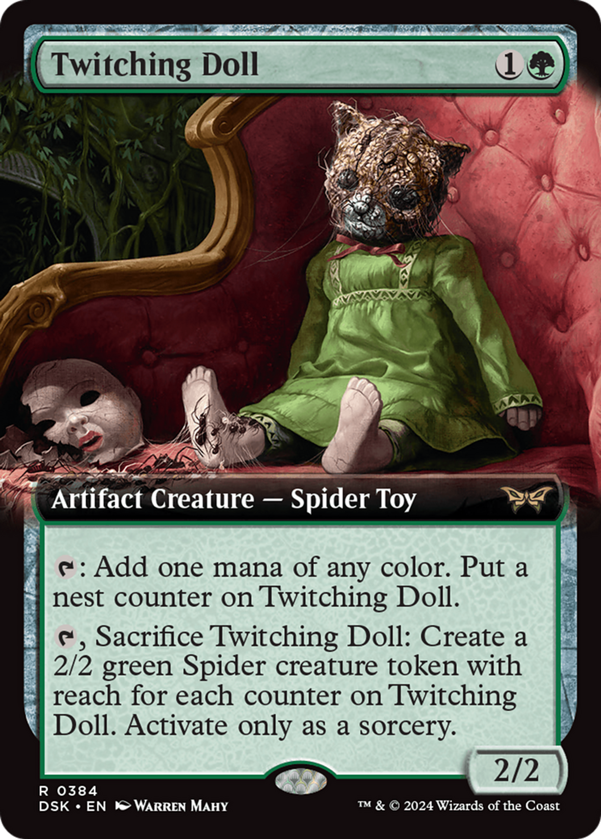 Poupée tressaillante — Duskmourn: House of Horror — Magic: The Gathering