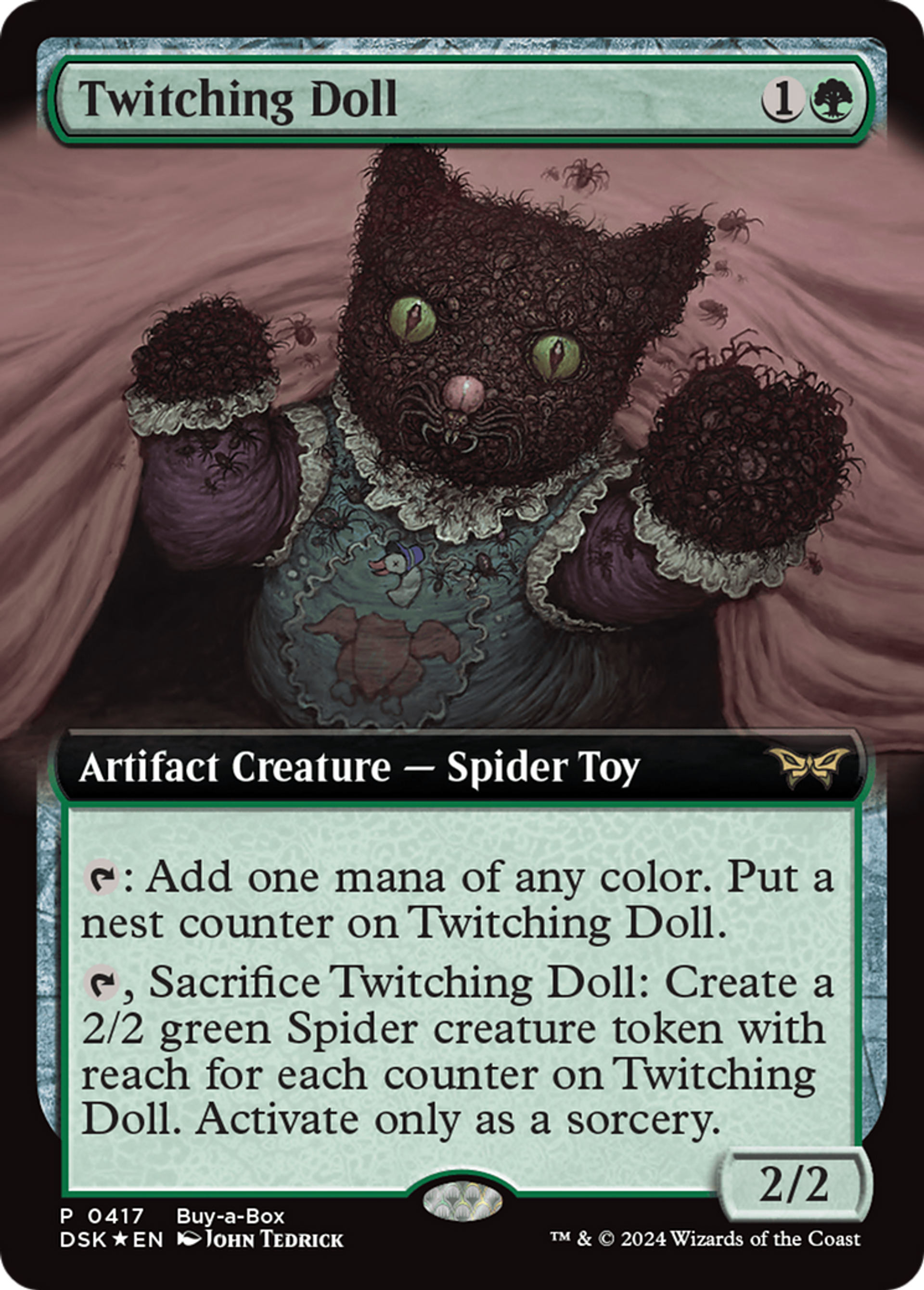 Poupée tressaillante — Duskmourn: House of Horror — Magic: The Gathering