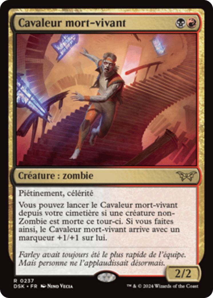 Cavaleur mort-vivant — Duskmourn: House of Horror — Magic: The Gathering