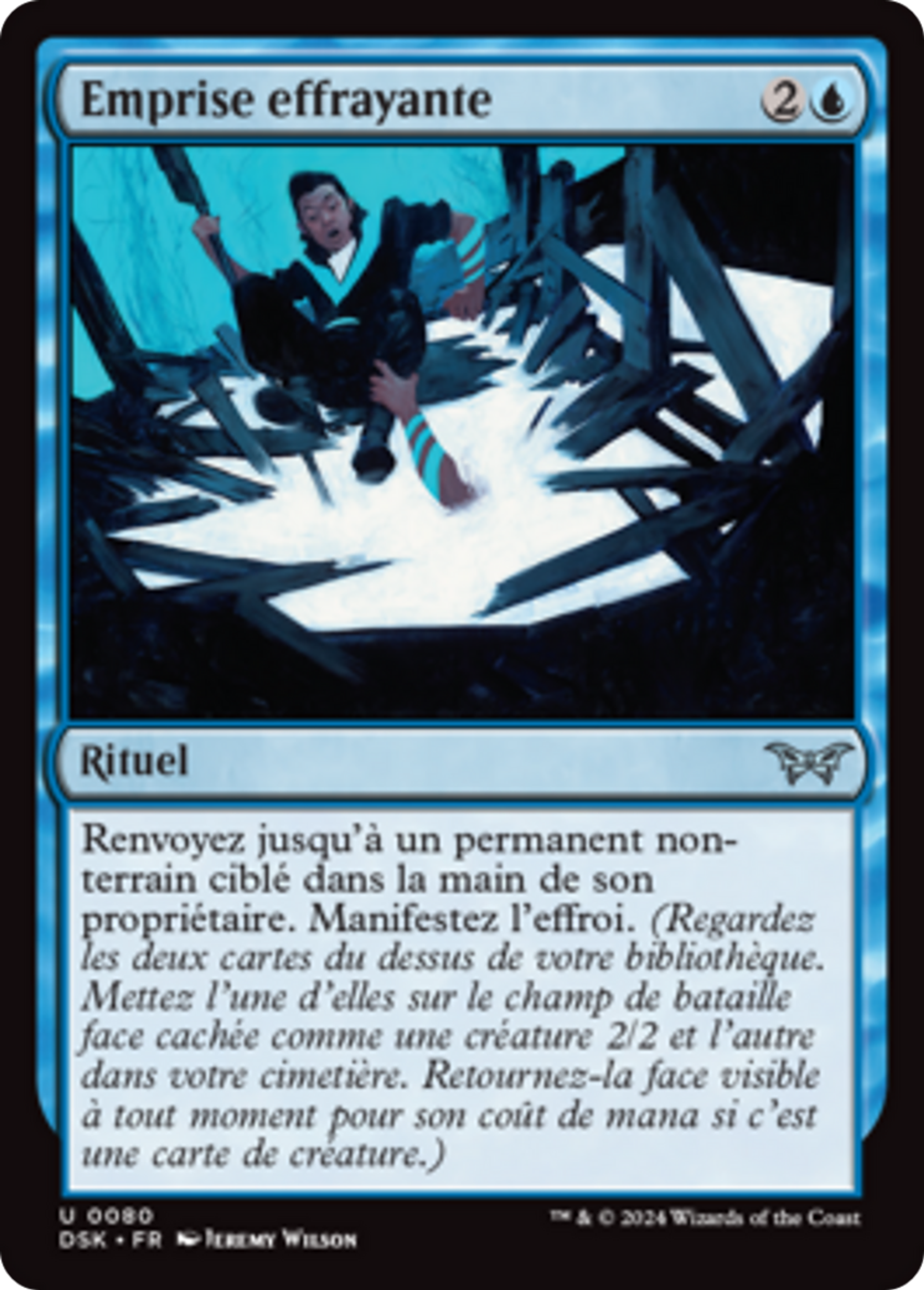 Emprise effrayante — Duskmourn: House of Horror — Magic: The Gathering
