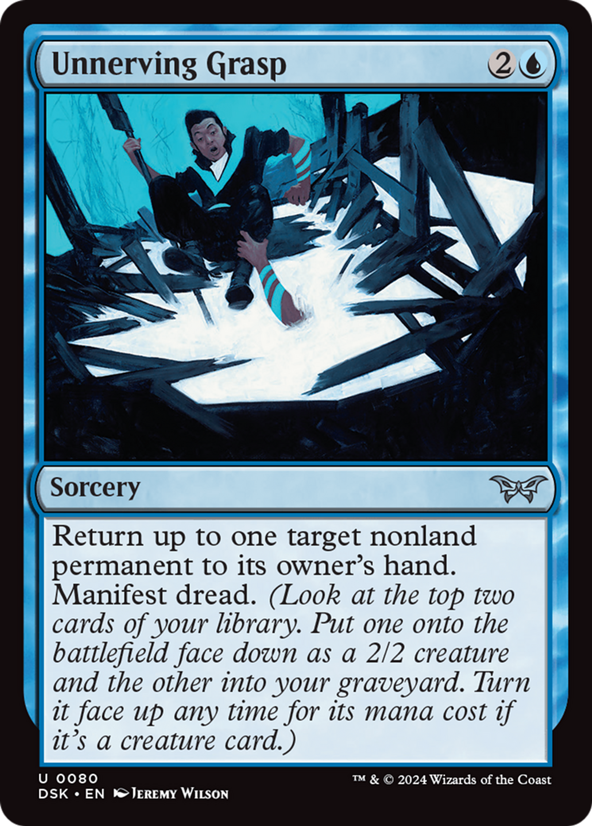 Emprise effrayante — Duskmourn: House of Horror — Magic: The Gathering