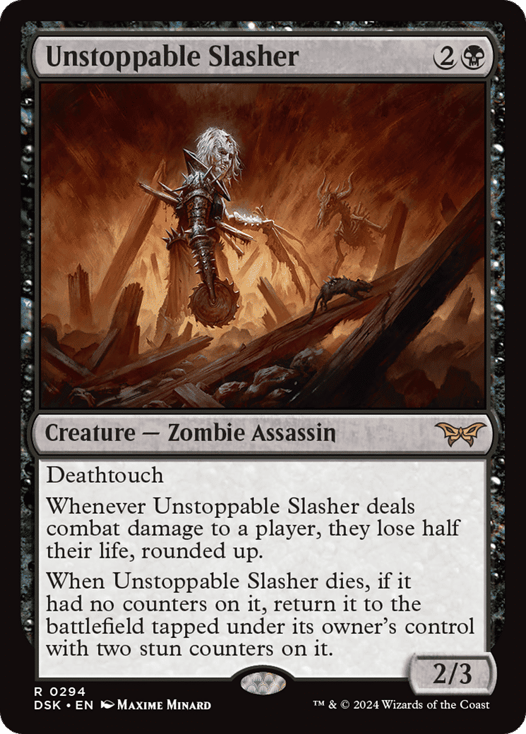 Unstoppable Slasher — Duskmourn: House of Horror — Magic: The Gathering