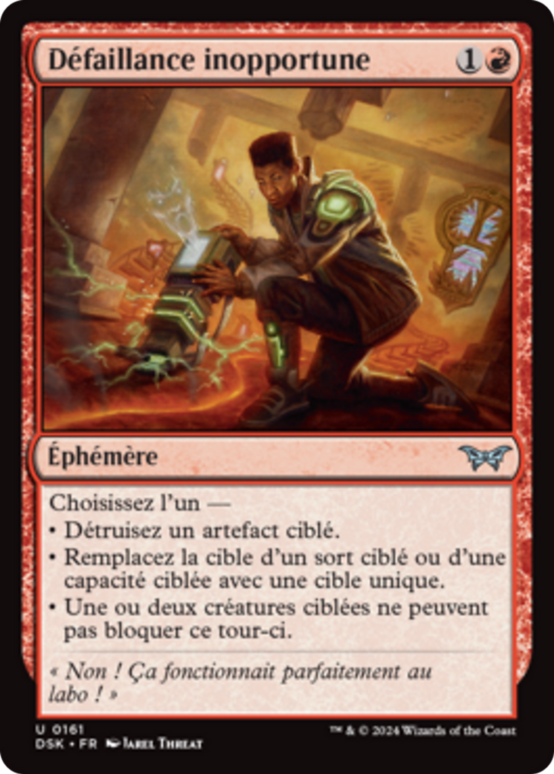 Défaillance inopportune — Duskmourn: House of Horror — Magic: The Gathering