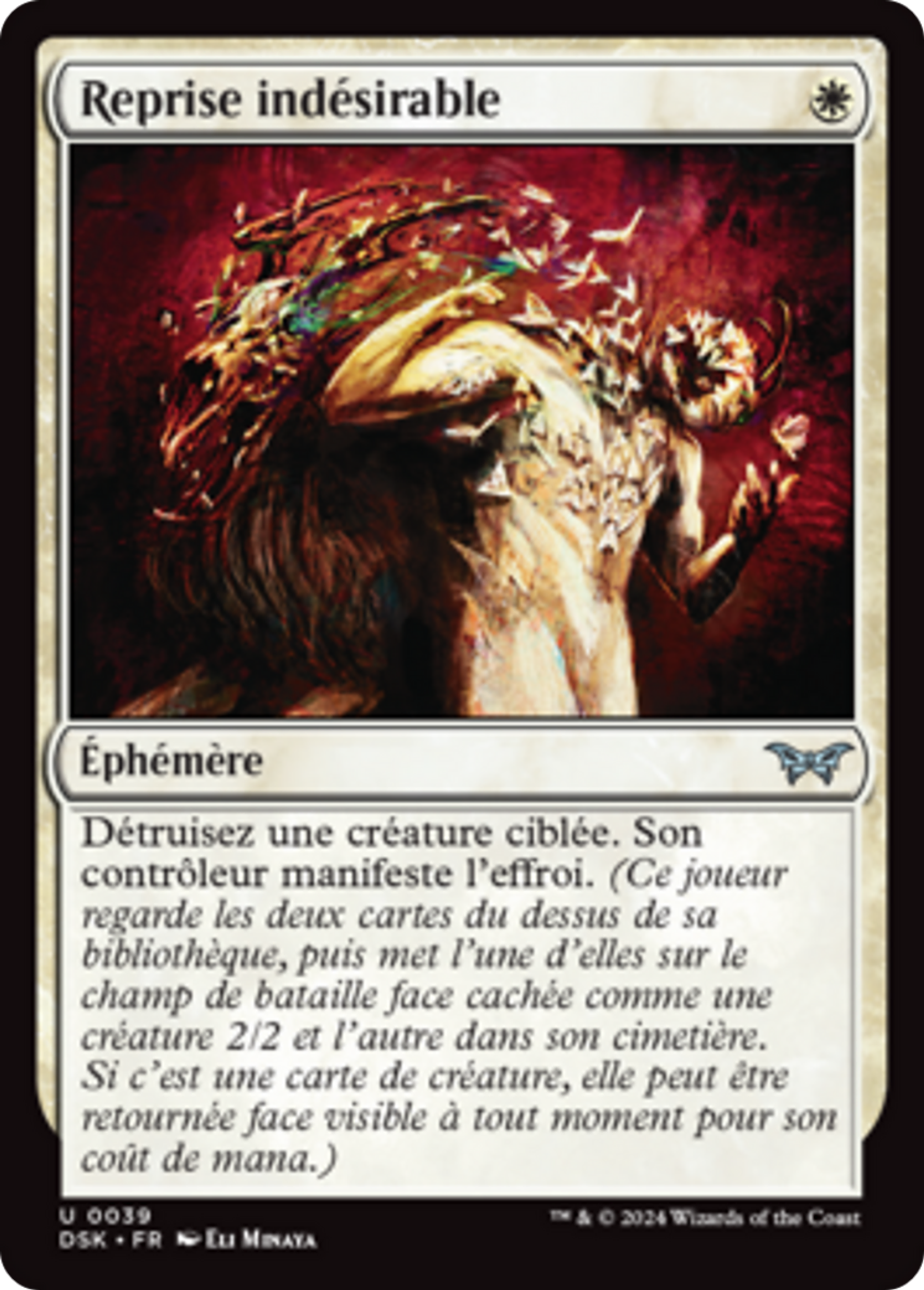 Reprise indésirable — Duskmourn: House of Horror — Magic: The Gathering