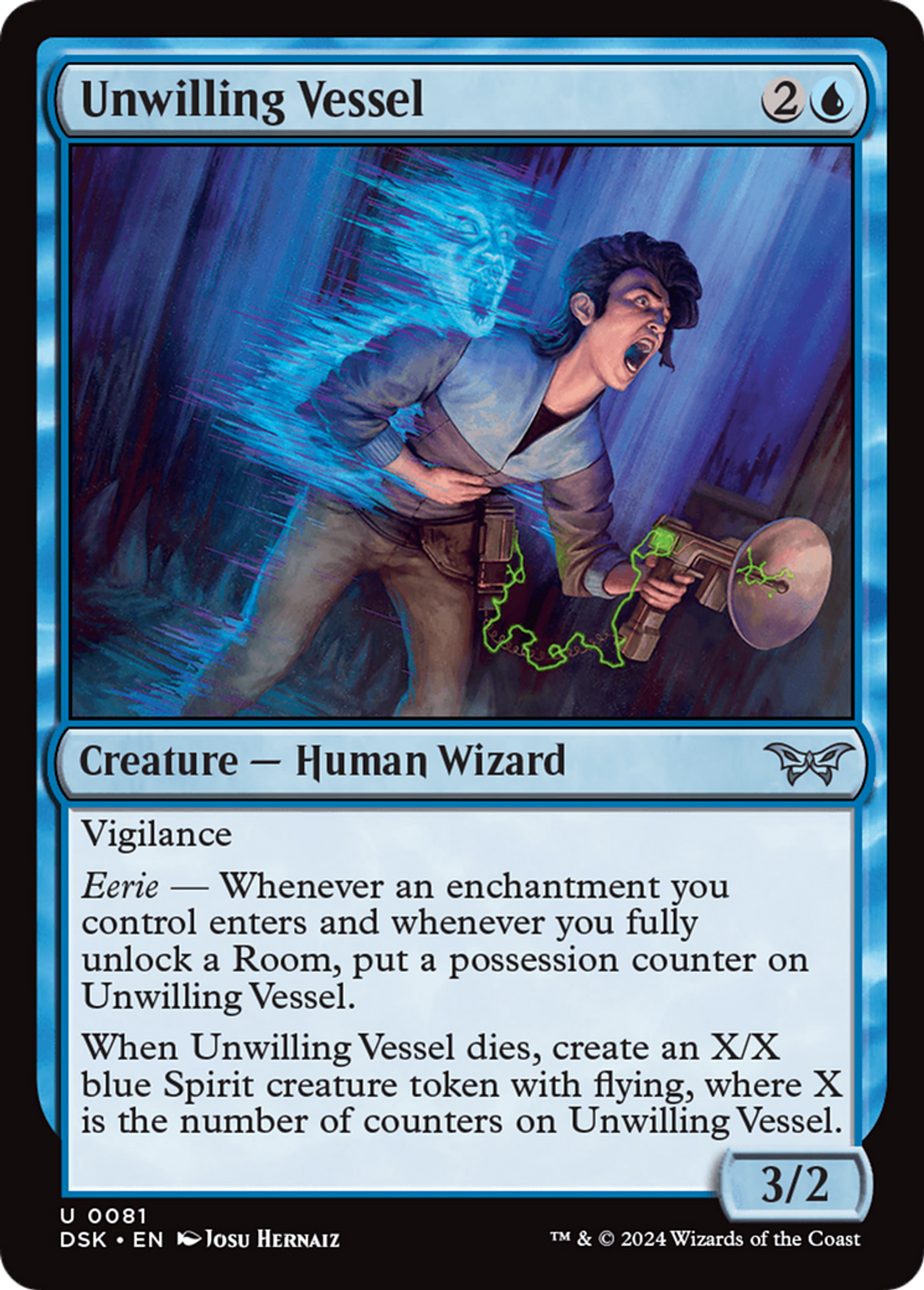 Réceptacle réticent — Duskmourn: House of Horror — Magic: The Gathering