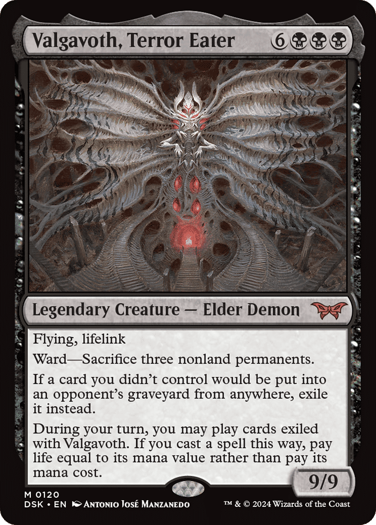 Valgavoth, Terror Eater — Duskmourn: House of Horror — Magic: The Gathering