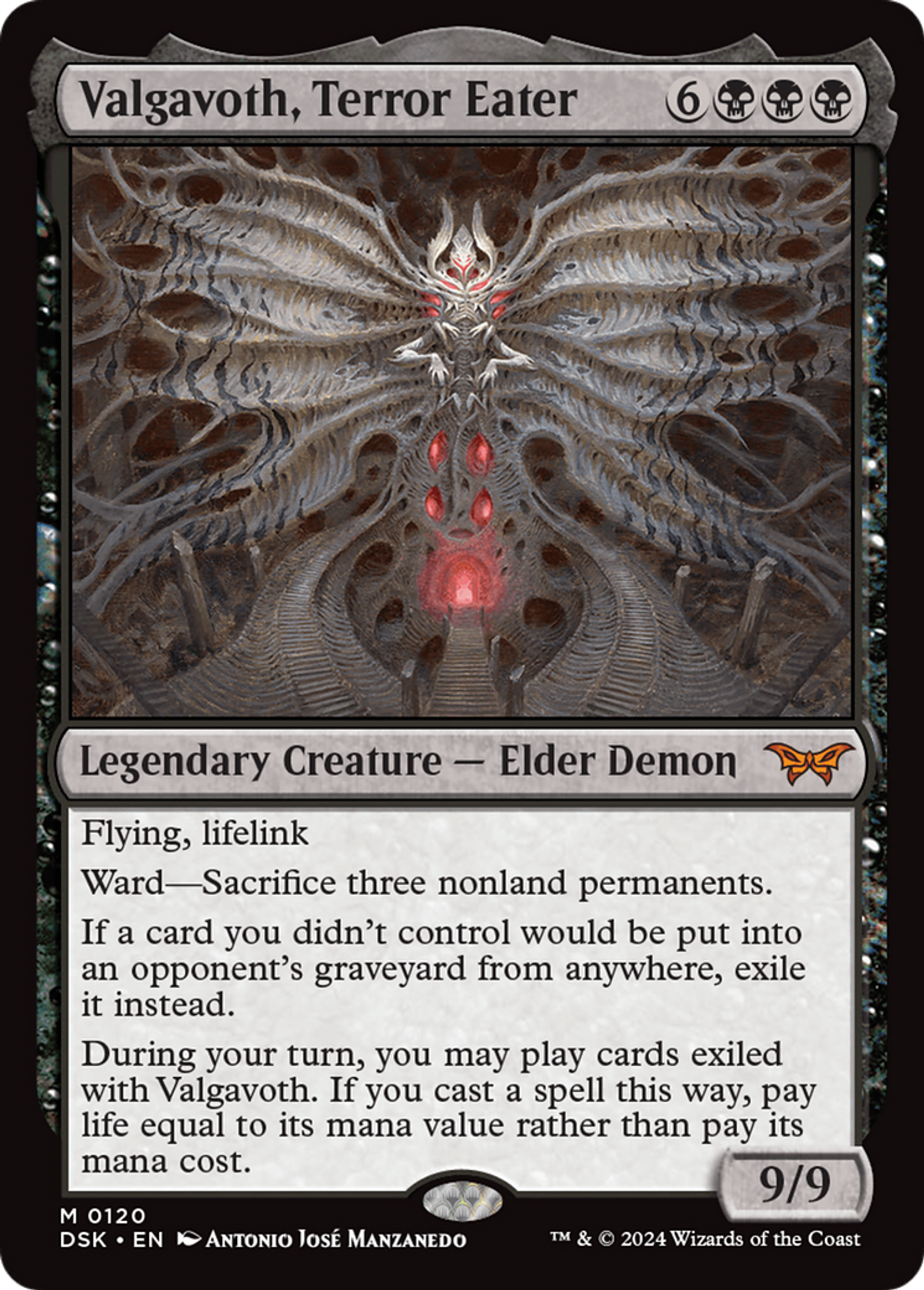 Valgavoth, Terror Eater — Duskmourn: House of Horror — Magic: The Gathering
