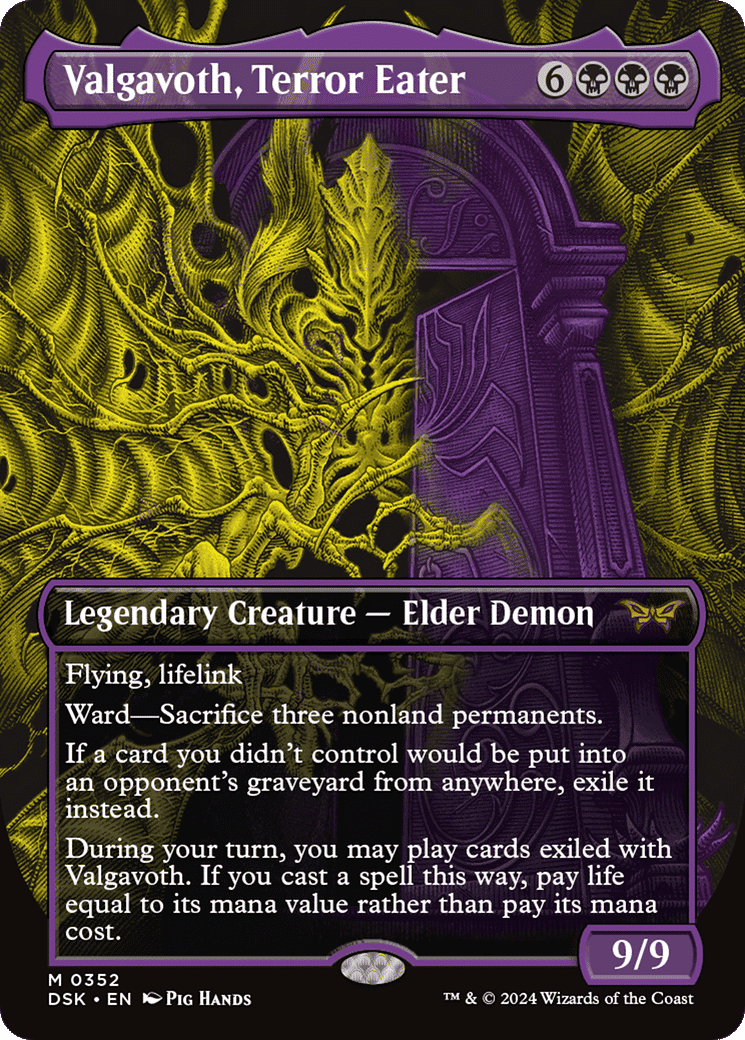 Valgavoth, Terror Eater — Duskmourn: House of Horror — Magic: The Gathering