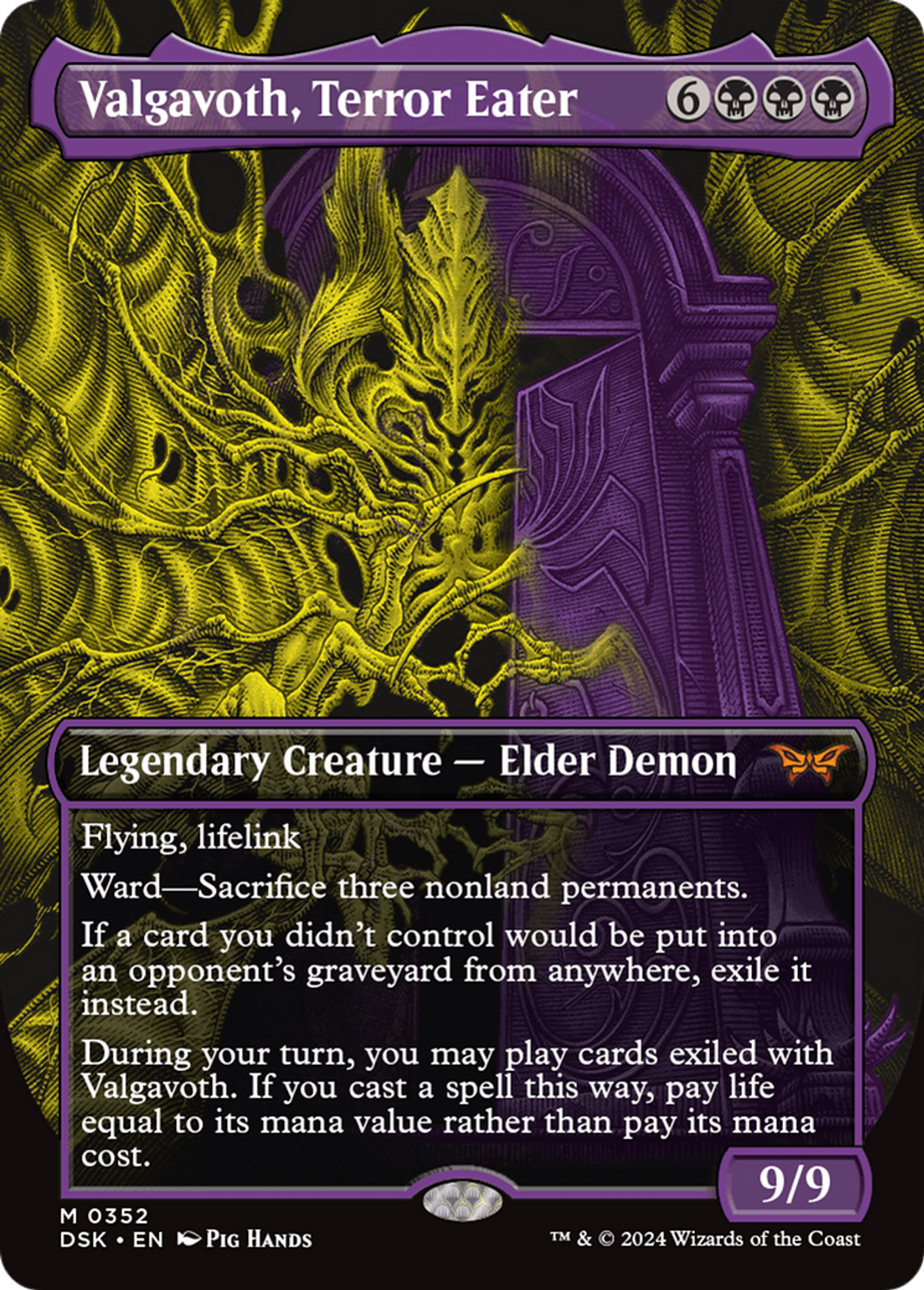 Valgavoth, dévoreur de terreur — Duskmourn: House of Horror — Magic: The Gathering
