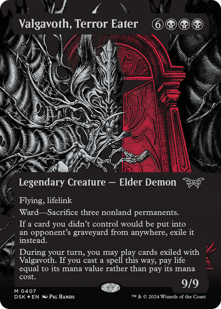 Valgavoth, Terror Eater — Duskmourn: House of Horror — Magic: The Gathering