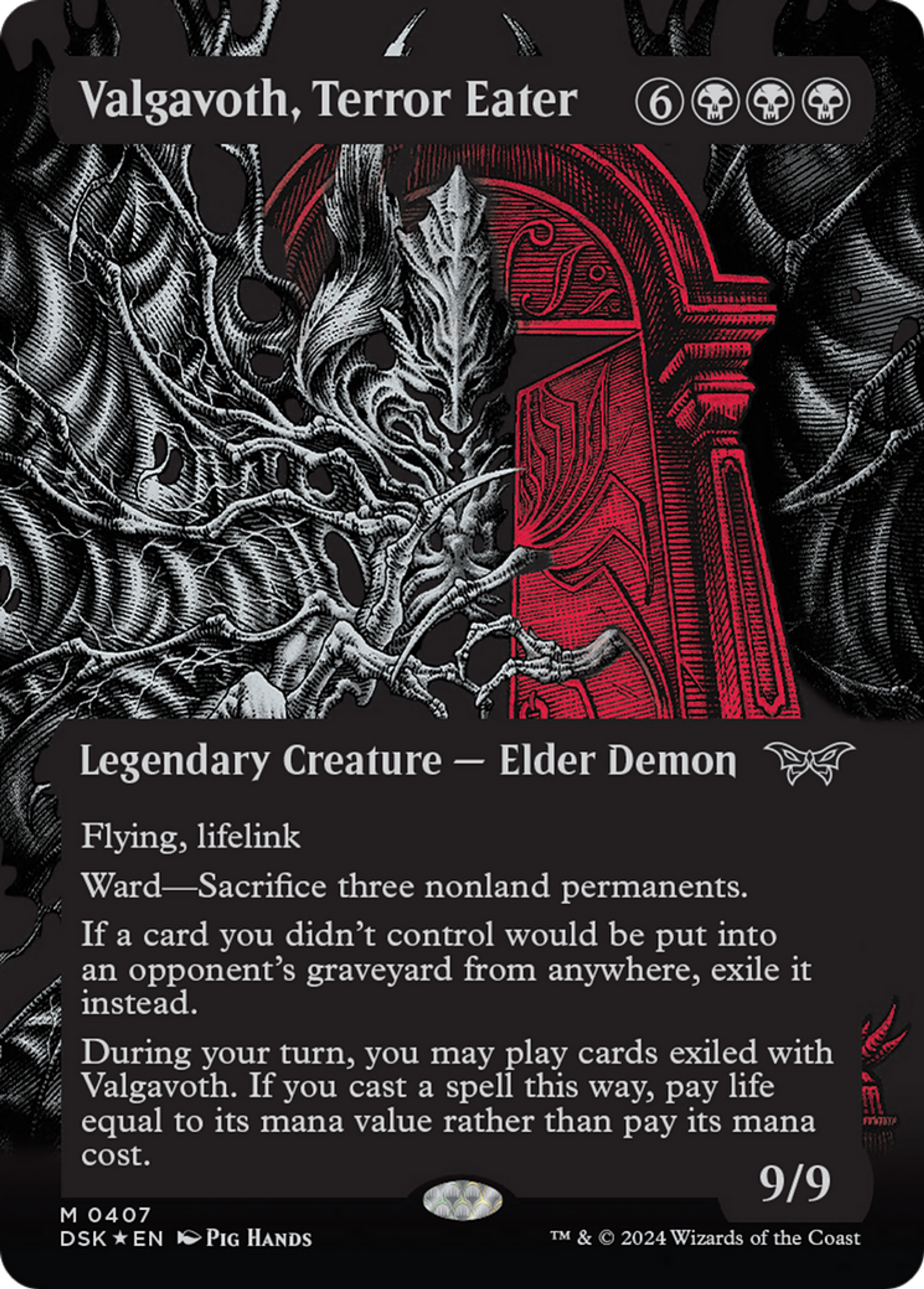 Valgavoth, dévoreur de terreur — Duskmourn: House of Horror — Magic: The Gathering